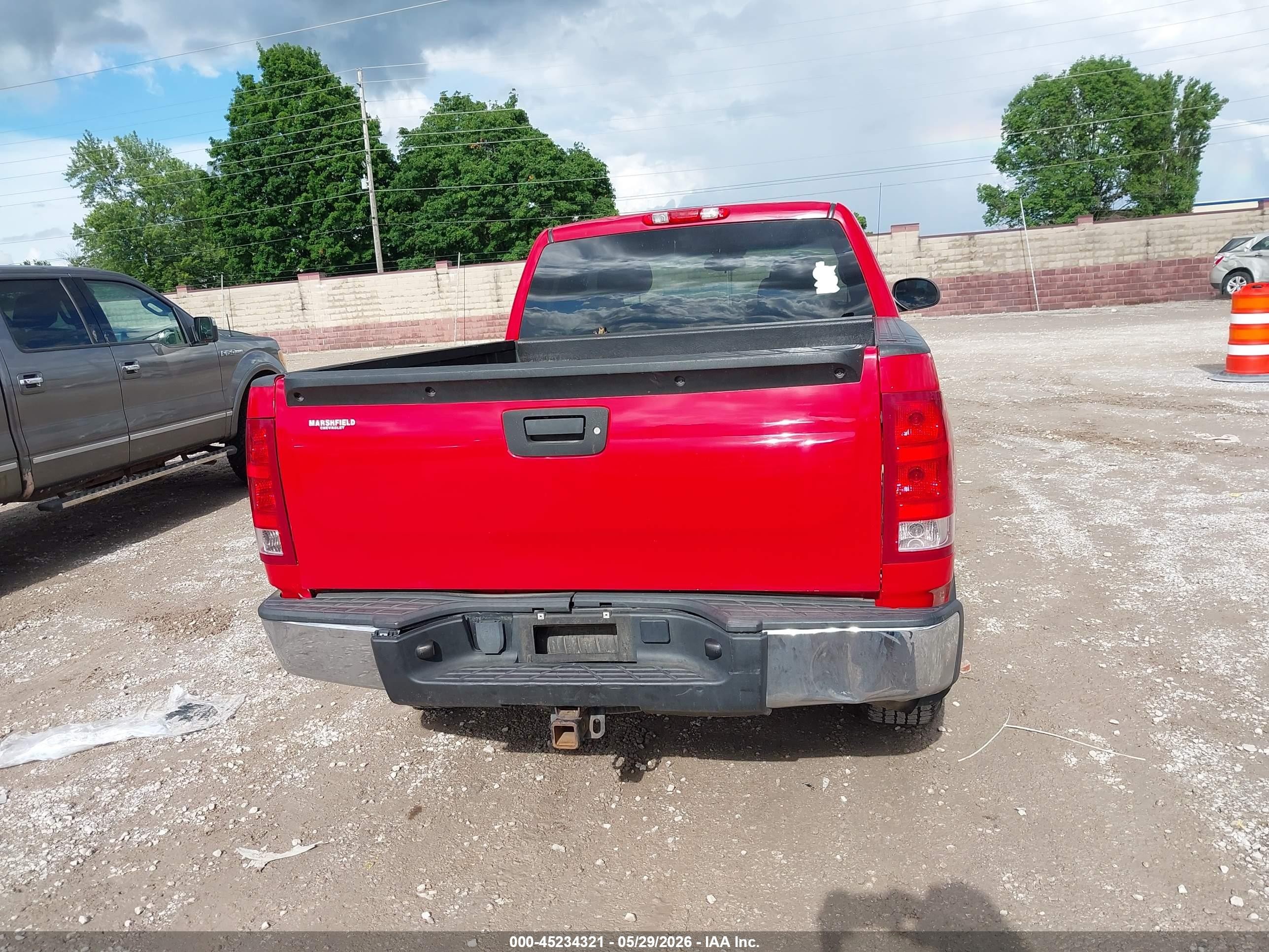 2011 Gmc Sierra 1500 Sle Red vin: 1GTR2VE31BZ437666