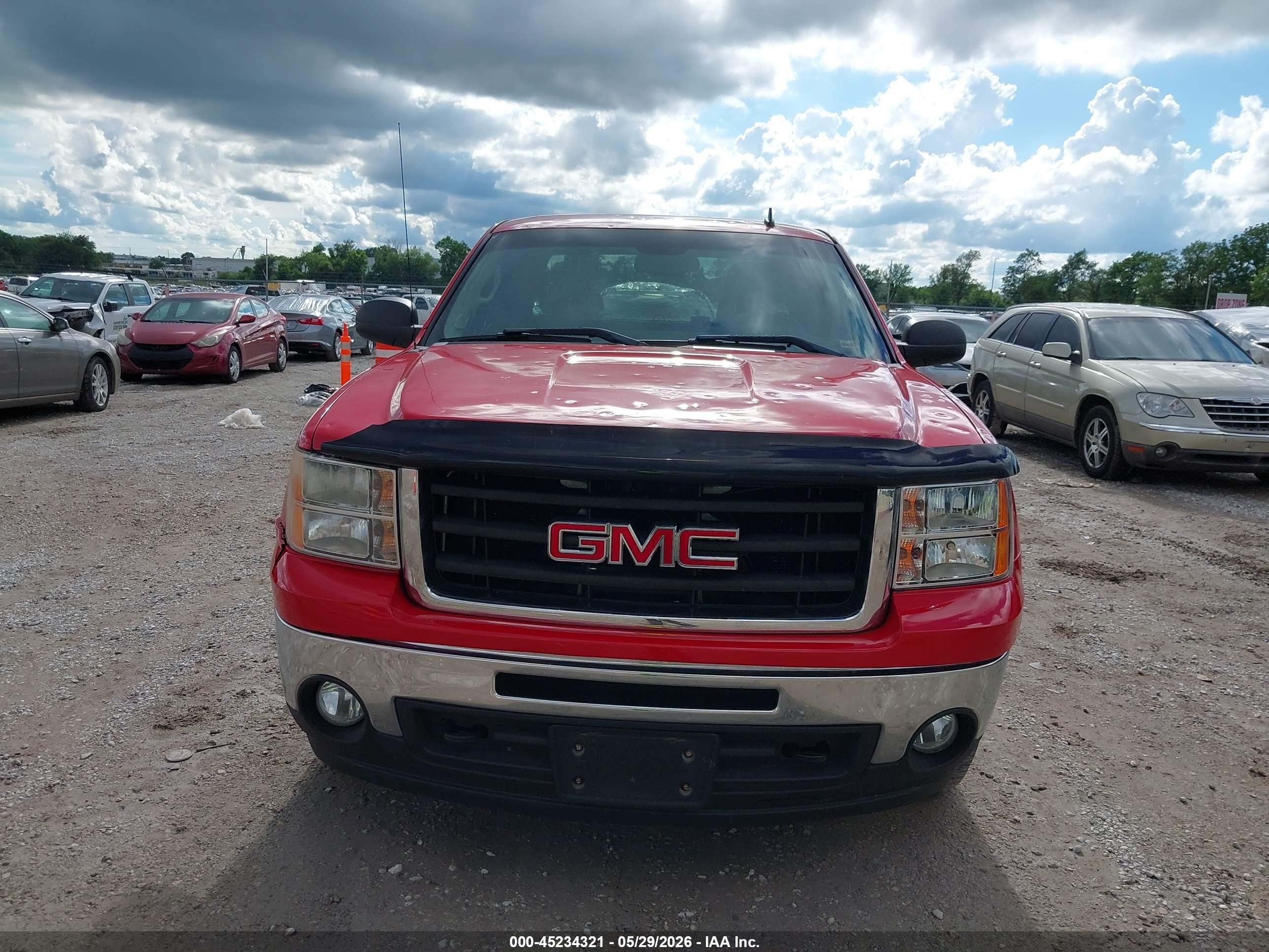 2011 Gmc Sierra 1500 Sle Red vin: 1GTR2VE31BZ437666