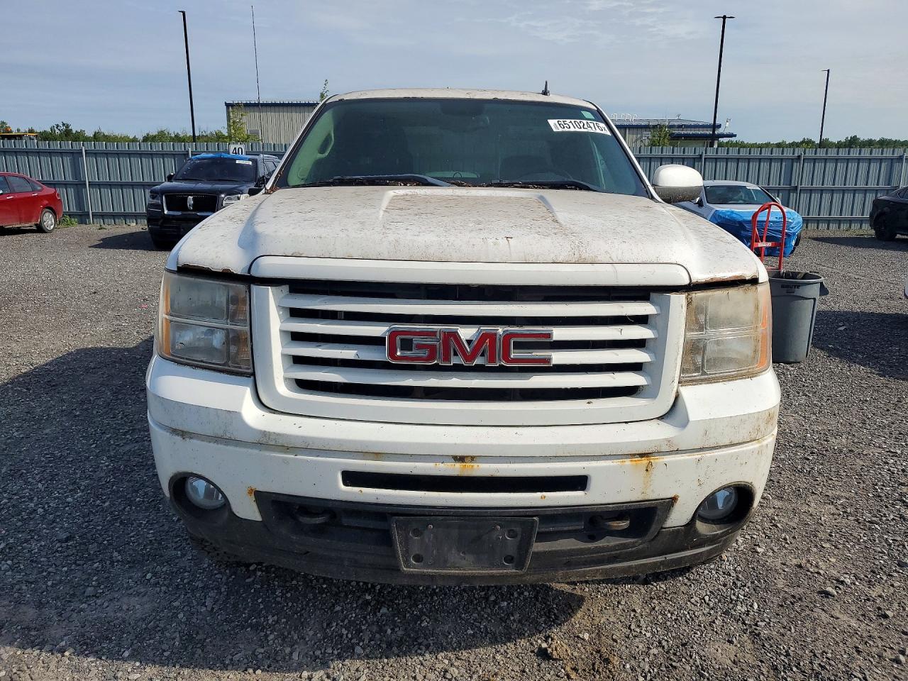2011 Gmc Sierra K1500 Sle White vin: 1GTR2VE31BZ457707
