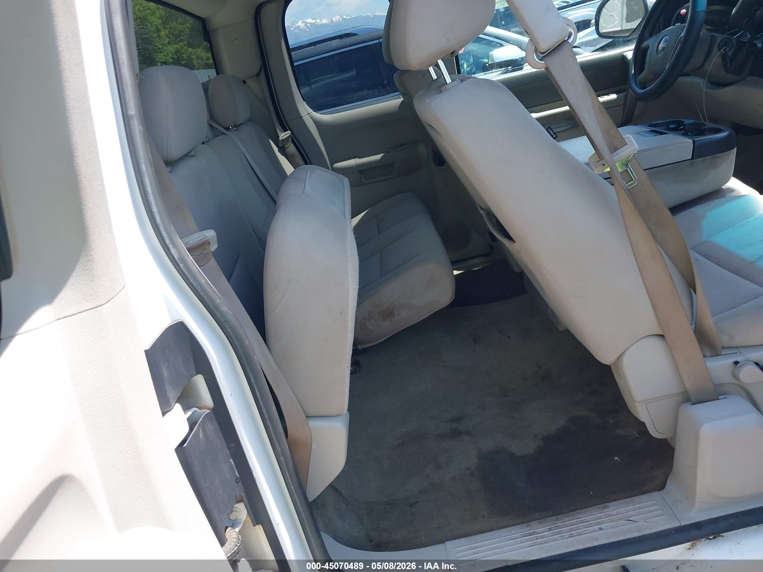 2011 Gmc Sierra 1500 Sle White vin: 1GTR2VE32BZ211152