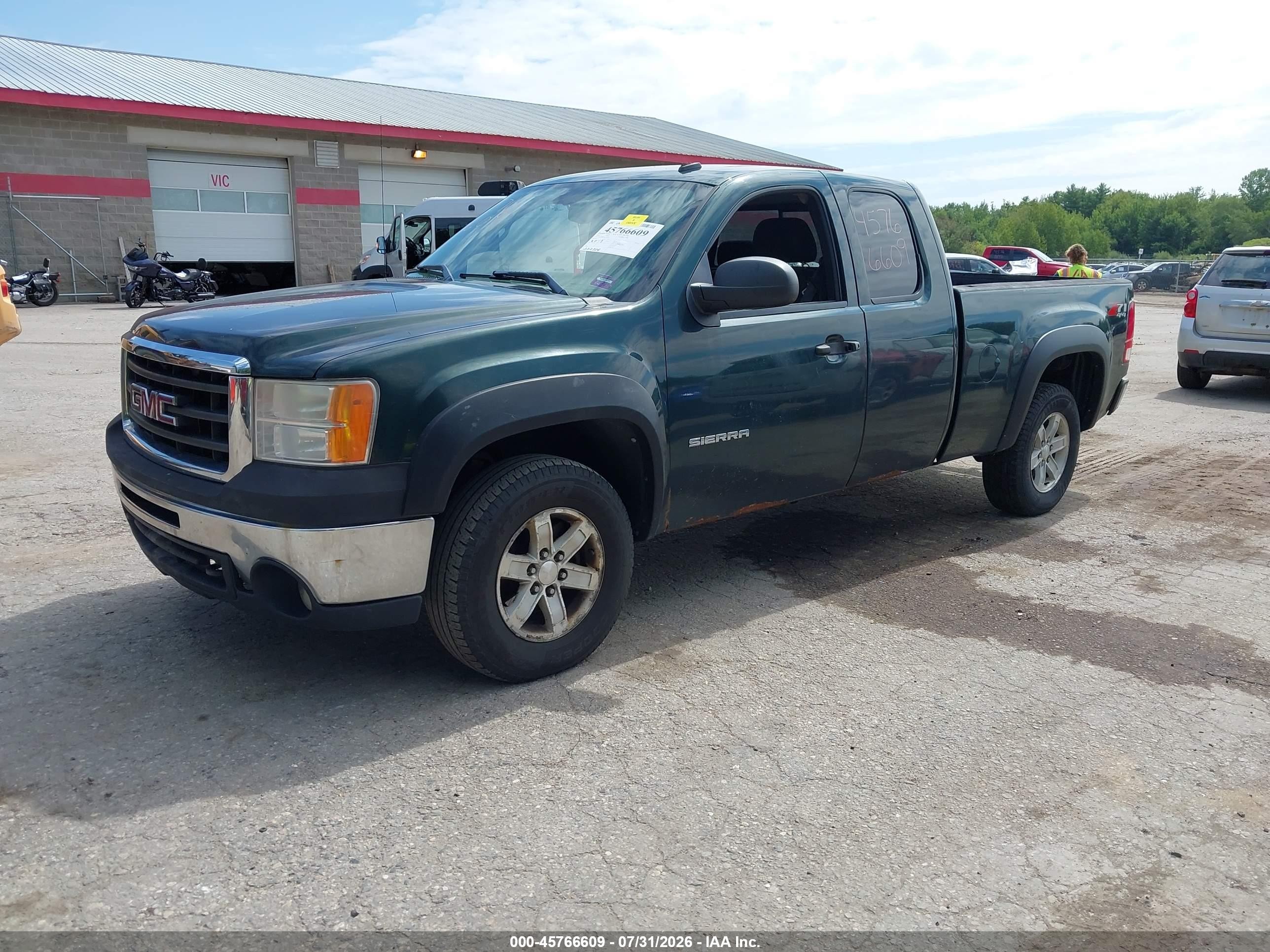 2011 Gmc Sierra 1500 Sle Blue vin: 1GTR2VE33BZ249618