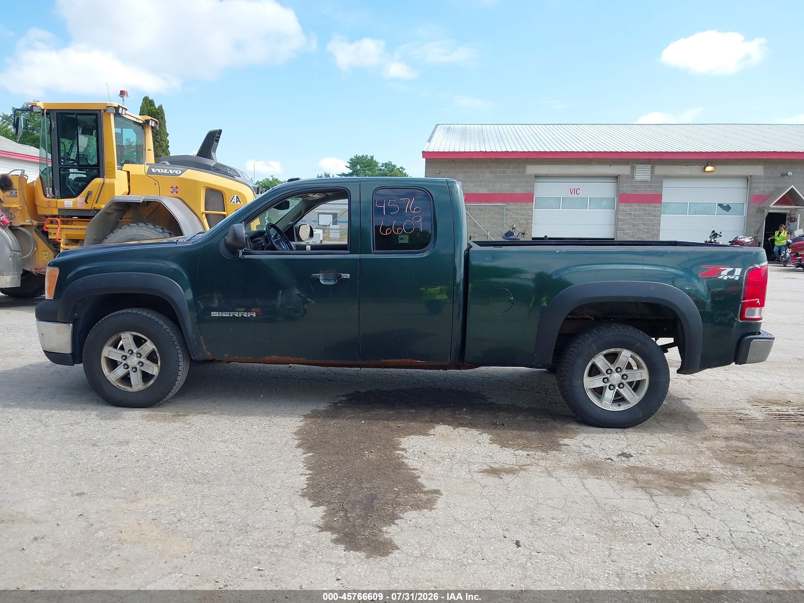 2011 Gmc Sierra 1500 Sle Blue vin: 1GTR2VE33BZ249618