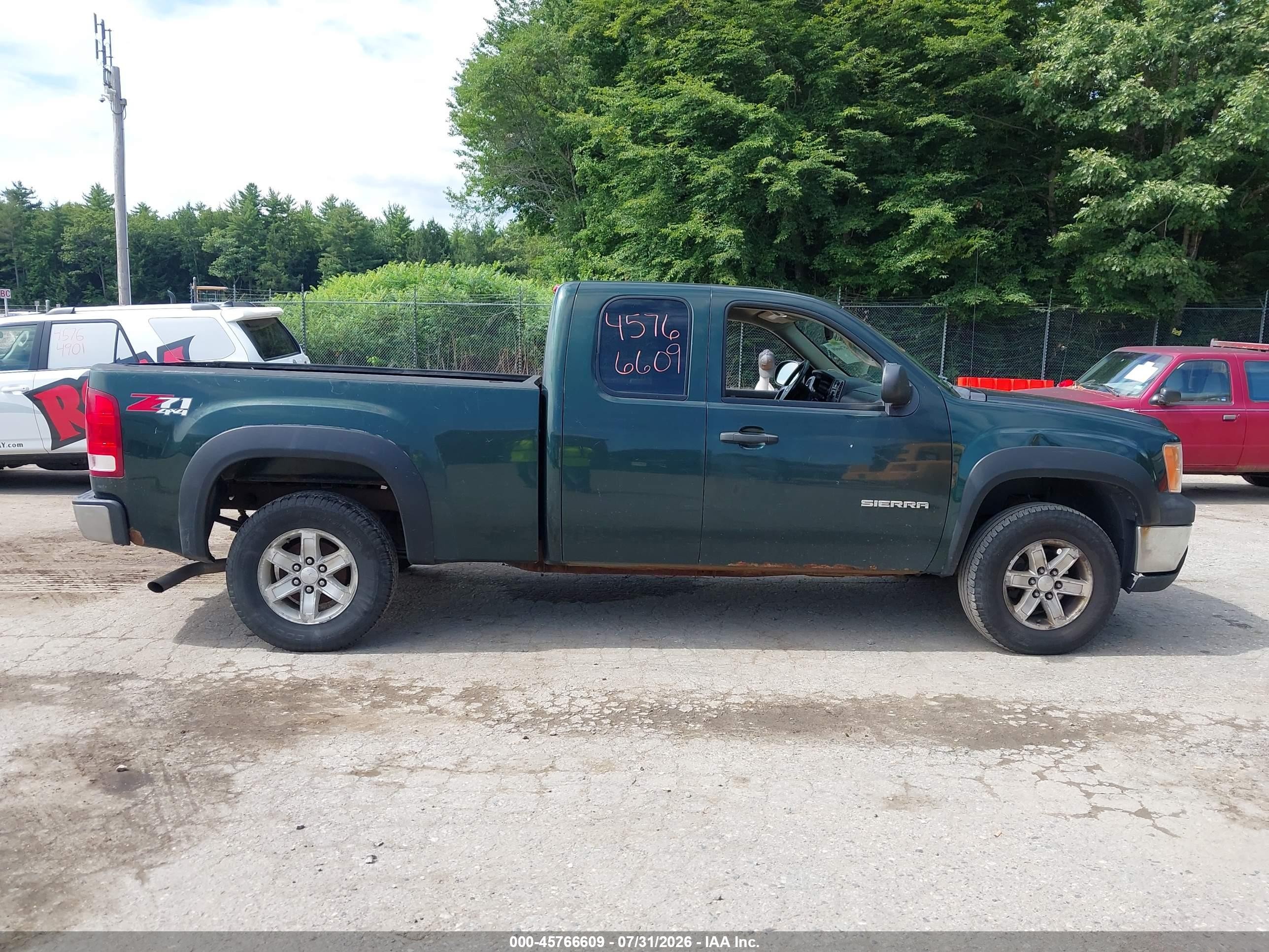 2011 Gmc Sierra 1500 Sle Blue vin: 1GTR2VE33BZ249618