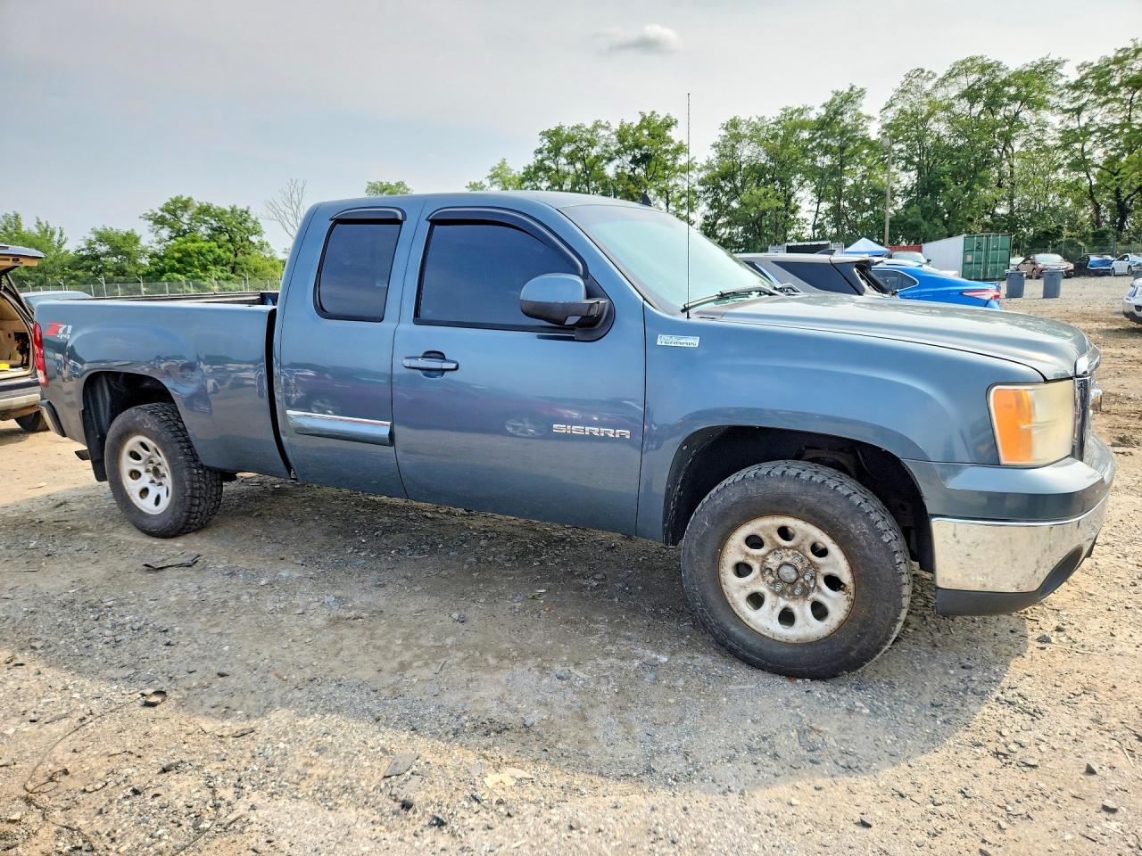 2011 Gmc Sierra K1500 Sle Teal vin: 1GTR2VE35BZ288825