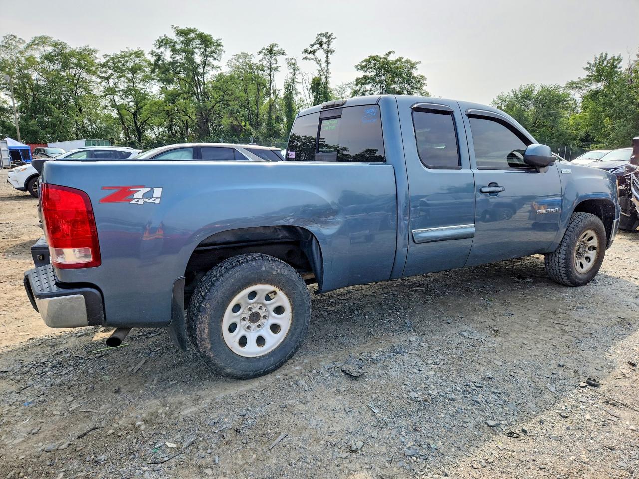 2011 Gmc Sierra K1500 Sle Teal vin: 1GTR2VE35BZ288825