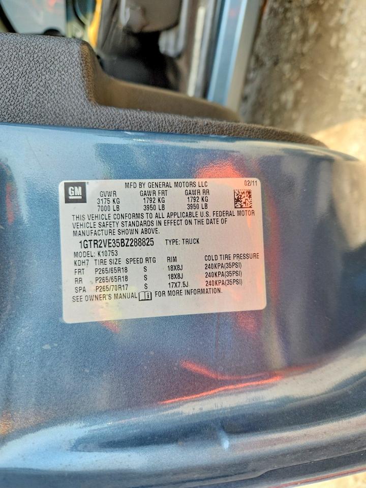 2011 Gmc Sierra K1500 Sle Teal vin: 1GTR2VE35BZ288825