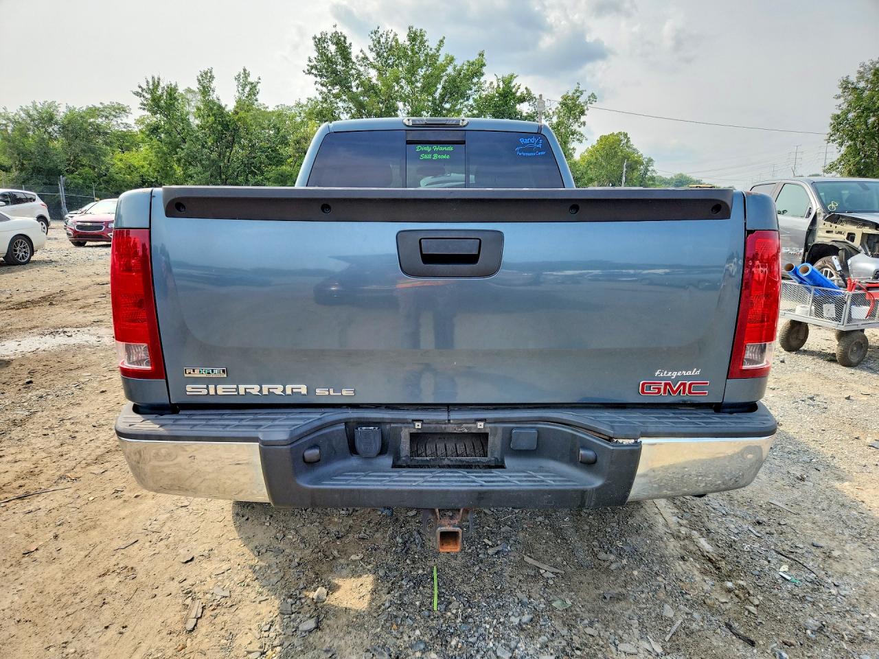 2011 Gmc Sierra K1500 Sle Teal vin: 1GTR2VE35BZ288825