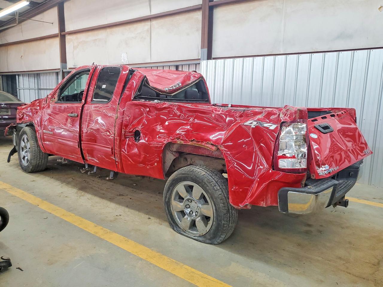 2011 Gmc Sierra K1500 Sle Красный vin: 1GTR2VE35BZ430185