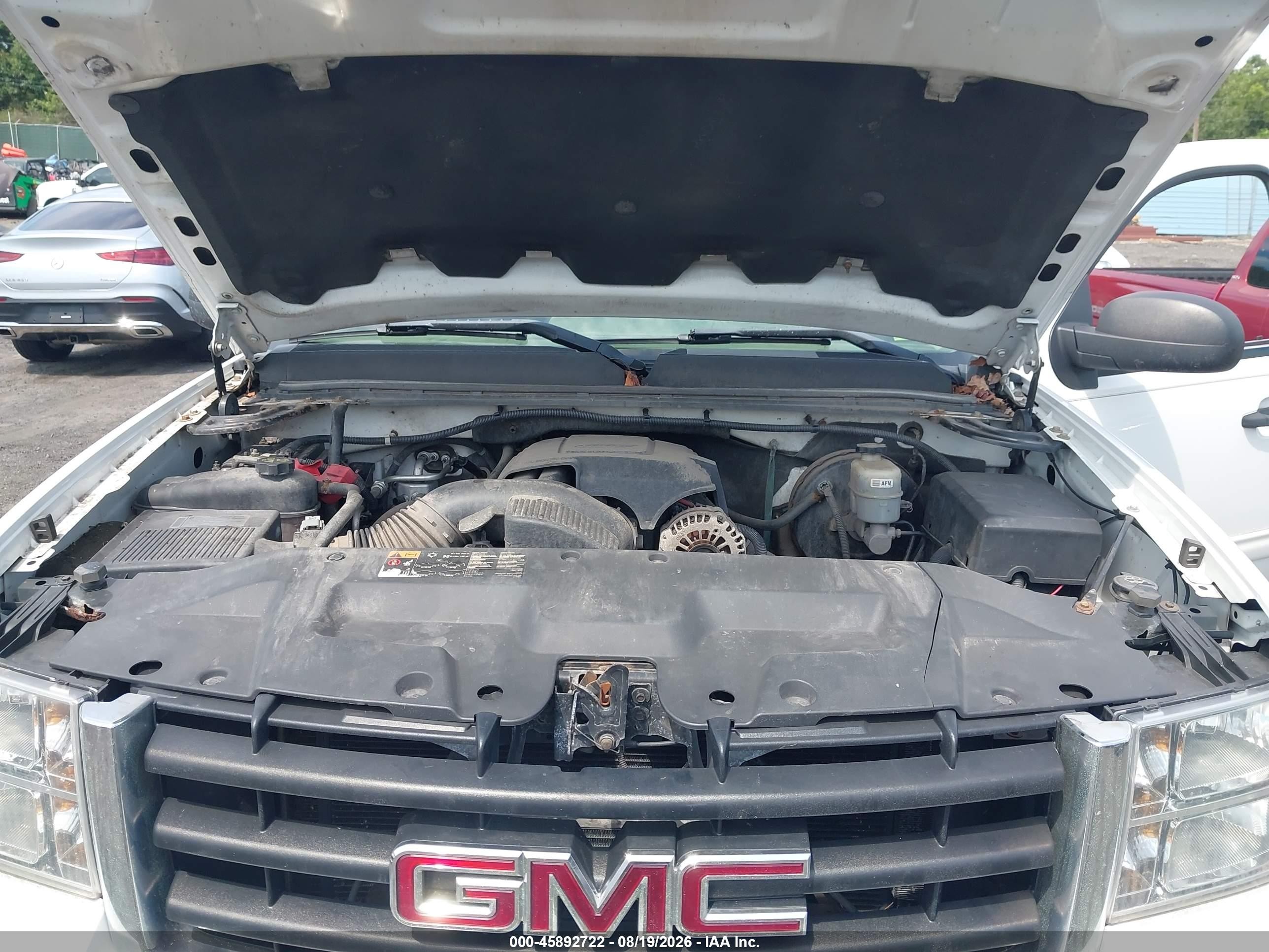 2011 Gmc Sierra 1500 Sle White vin: 1GTR2VE35BZ458116