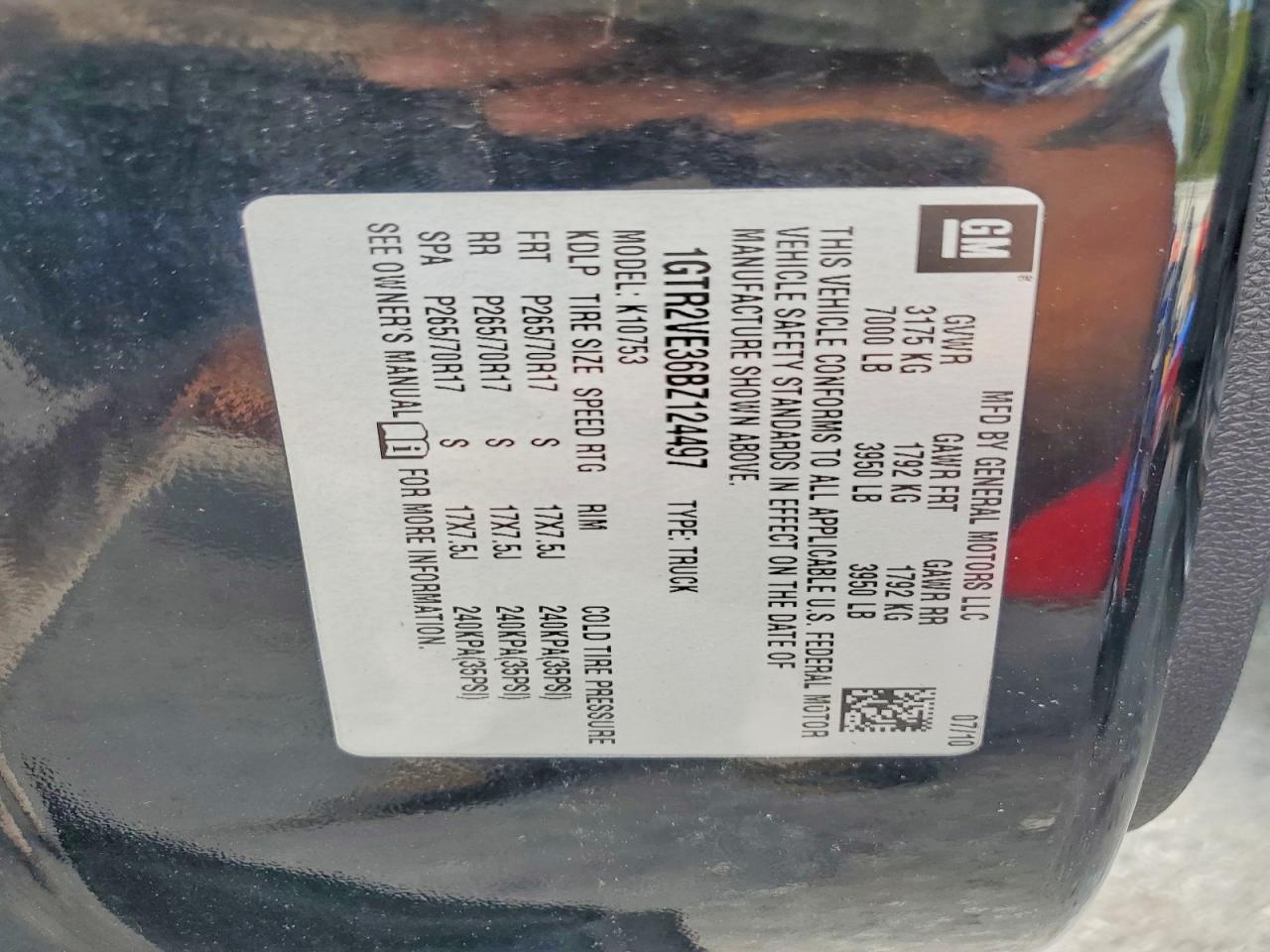 2011 Gmc Sierra K1500 Sle Черный vin: 1GTR2VE36BZ124497