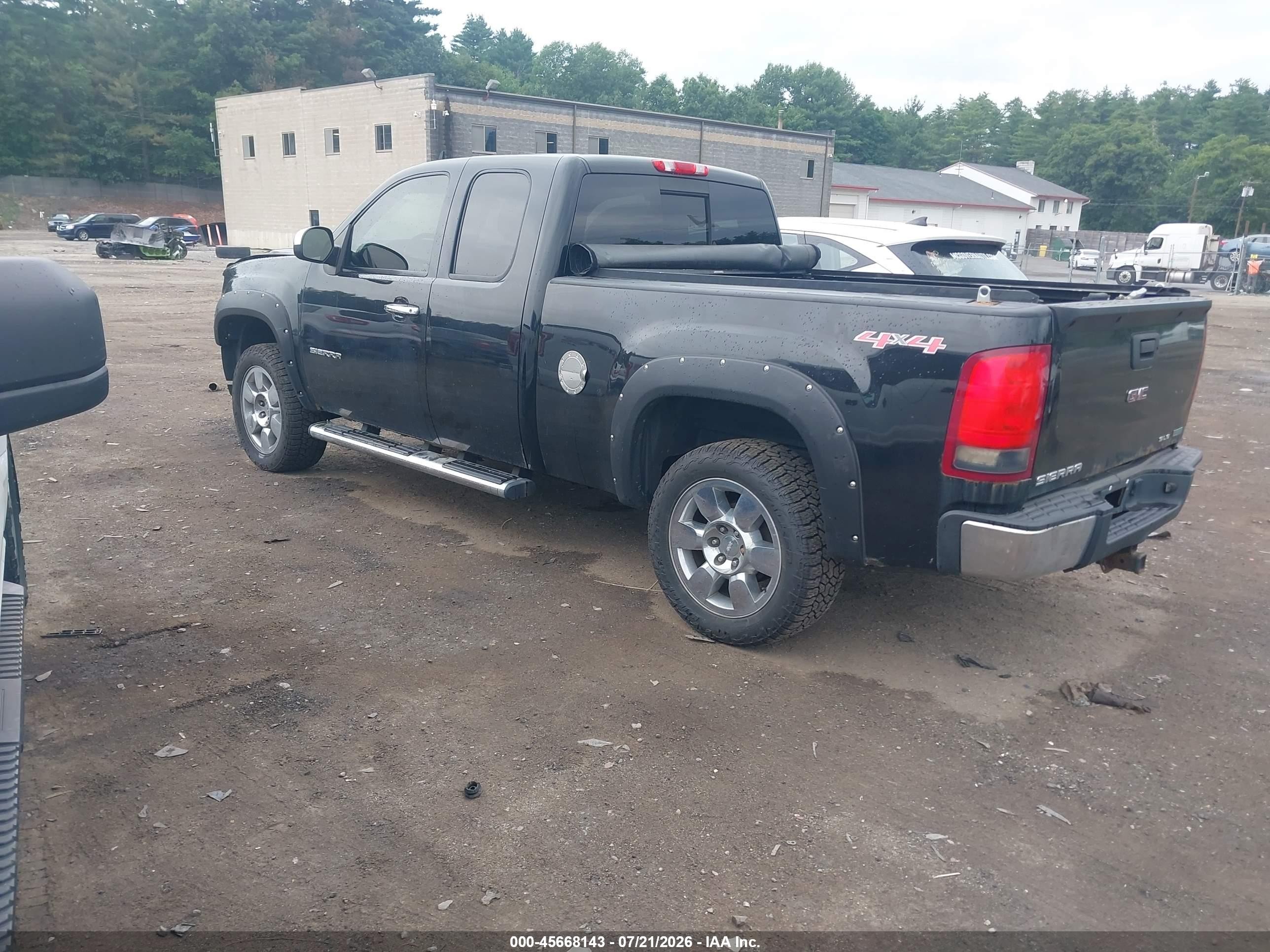 2011 Gmc Sierra 1500 Sle Черный vin: 1GTR2VE36BZ218119