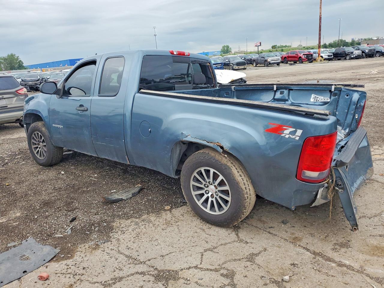 2011 Gmc Sierra K1500 Sle Blue vin: 1GTR2VE36BZ296593
