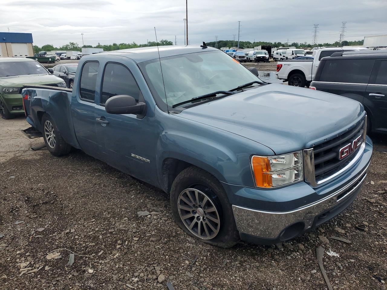 2011 Gmc Sierra K1500 Sle Blue vin: 1GTR2VE36BZ296593