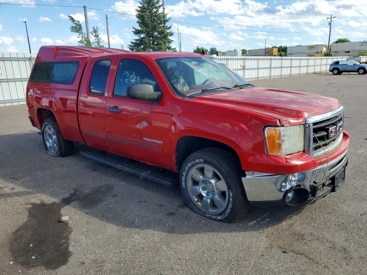 2011 Gmc Sierra K1500 Sle Red vin: 1GTR2VE36BZ383488