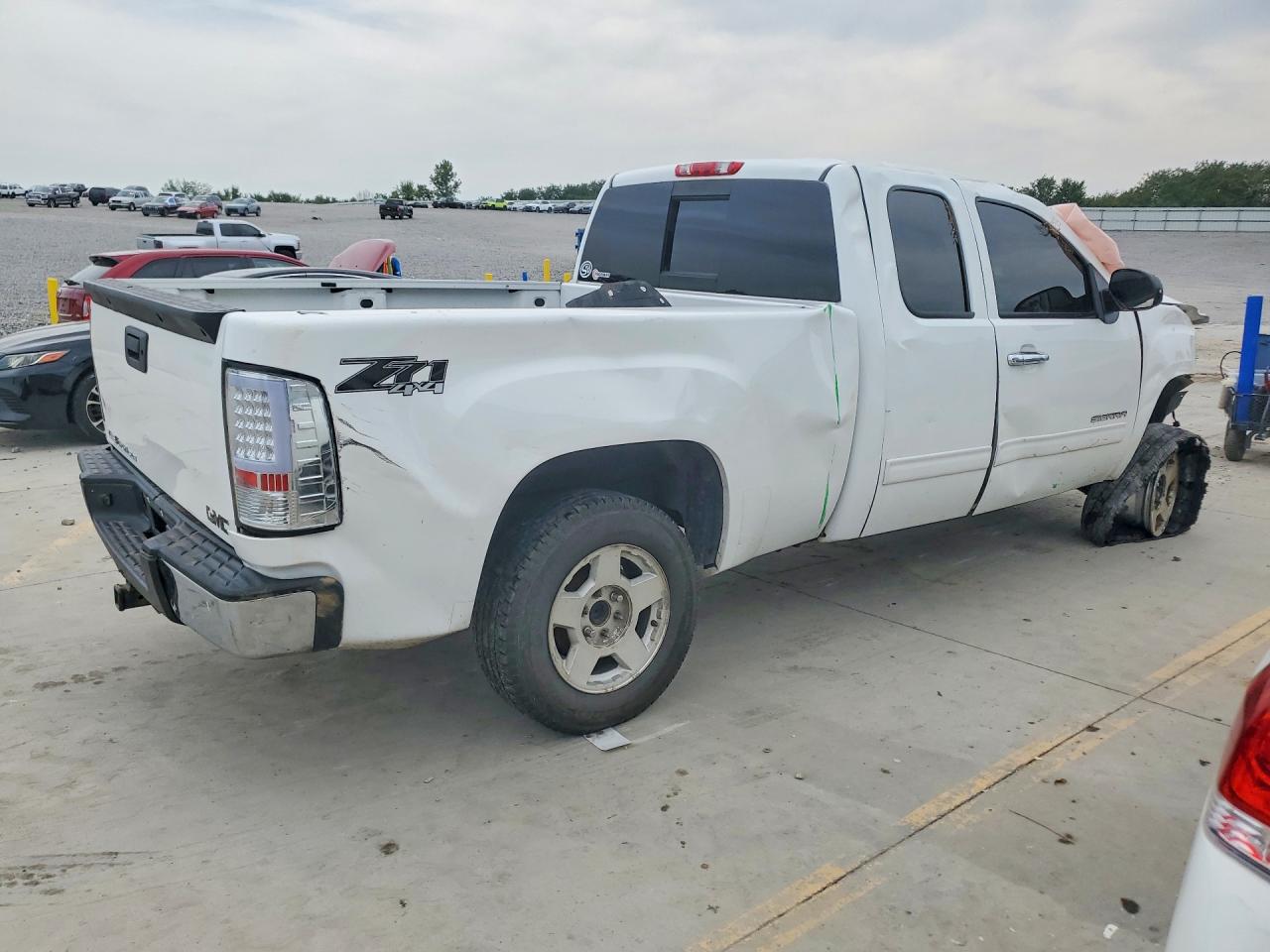 2011 Gmc Sierra K1500 Sle White vin: 1GTR2VE37BZ181968