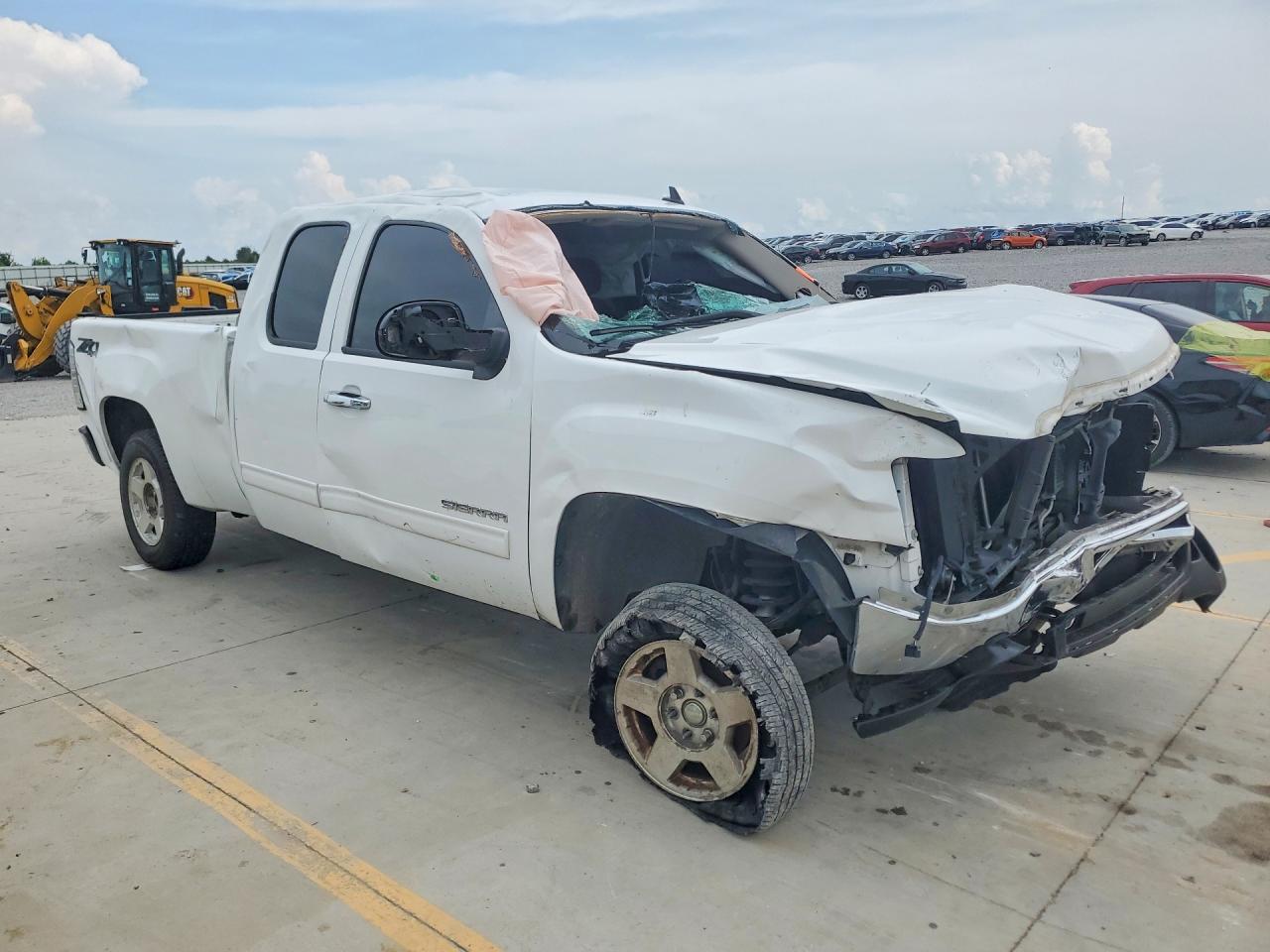 2011 Gmc Sierra K1500 Sle White vin: 1GTR2VE37BZ181968