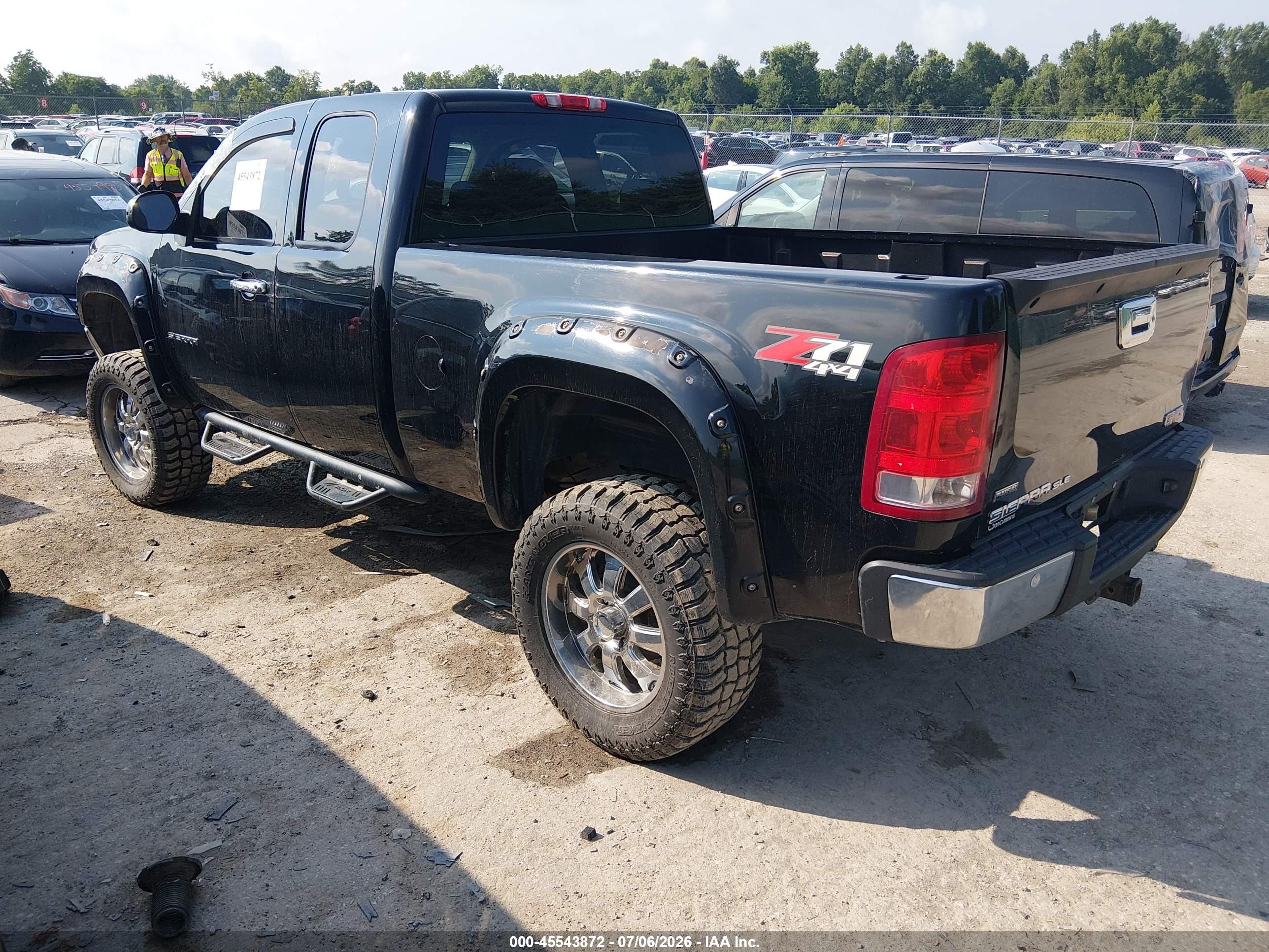 2011 Gmc Sierra 1500 Sle Black vin: 1GTR2VE37BZ327897