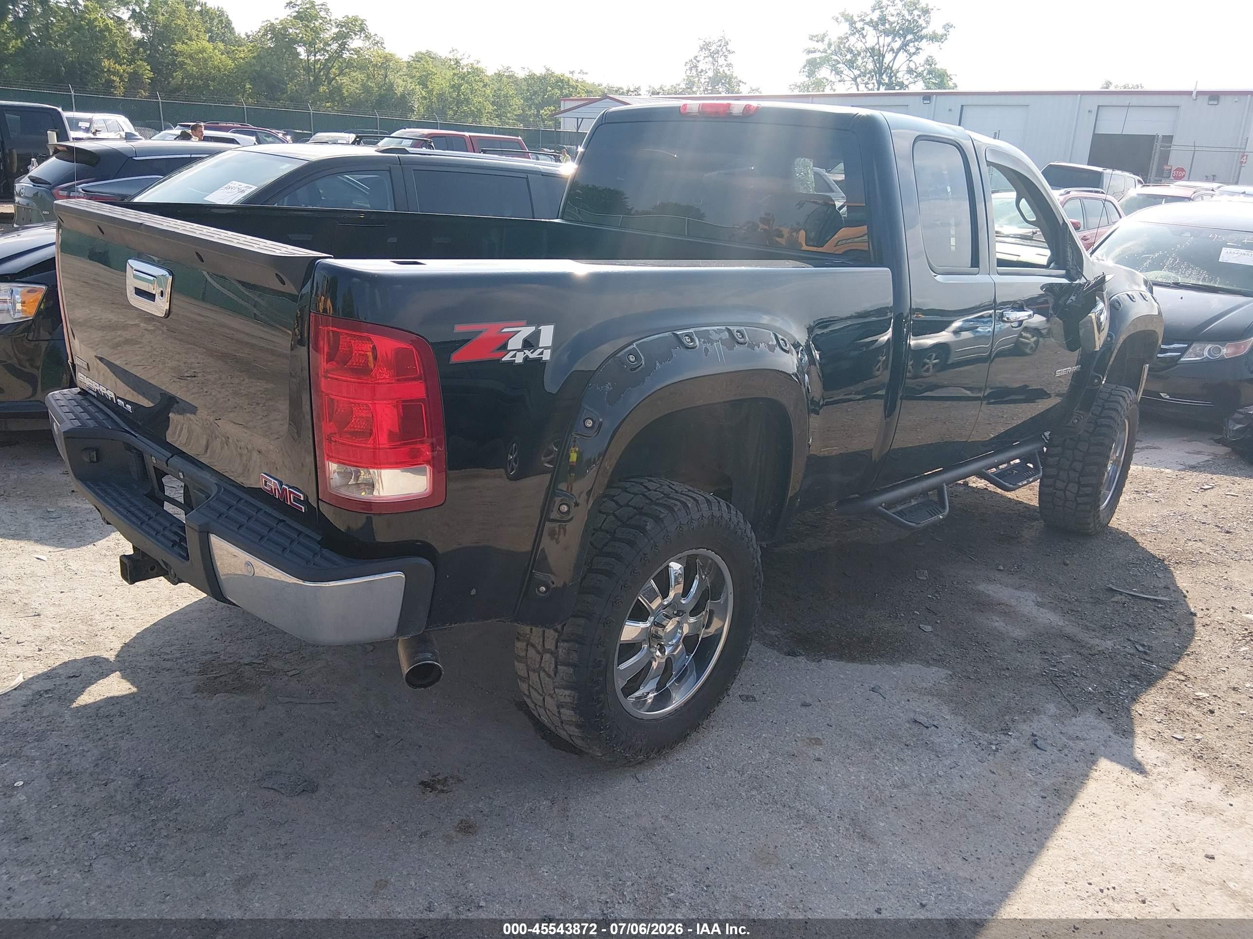 2011 Gmc Sierra 1500 Sle Black vin: 1GTR2VE37BZ327897