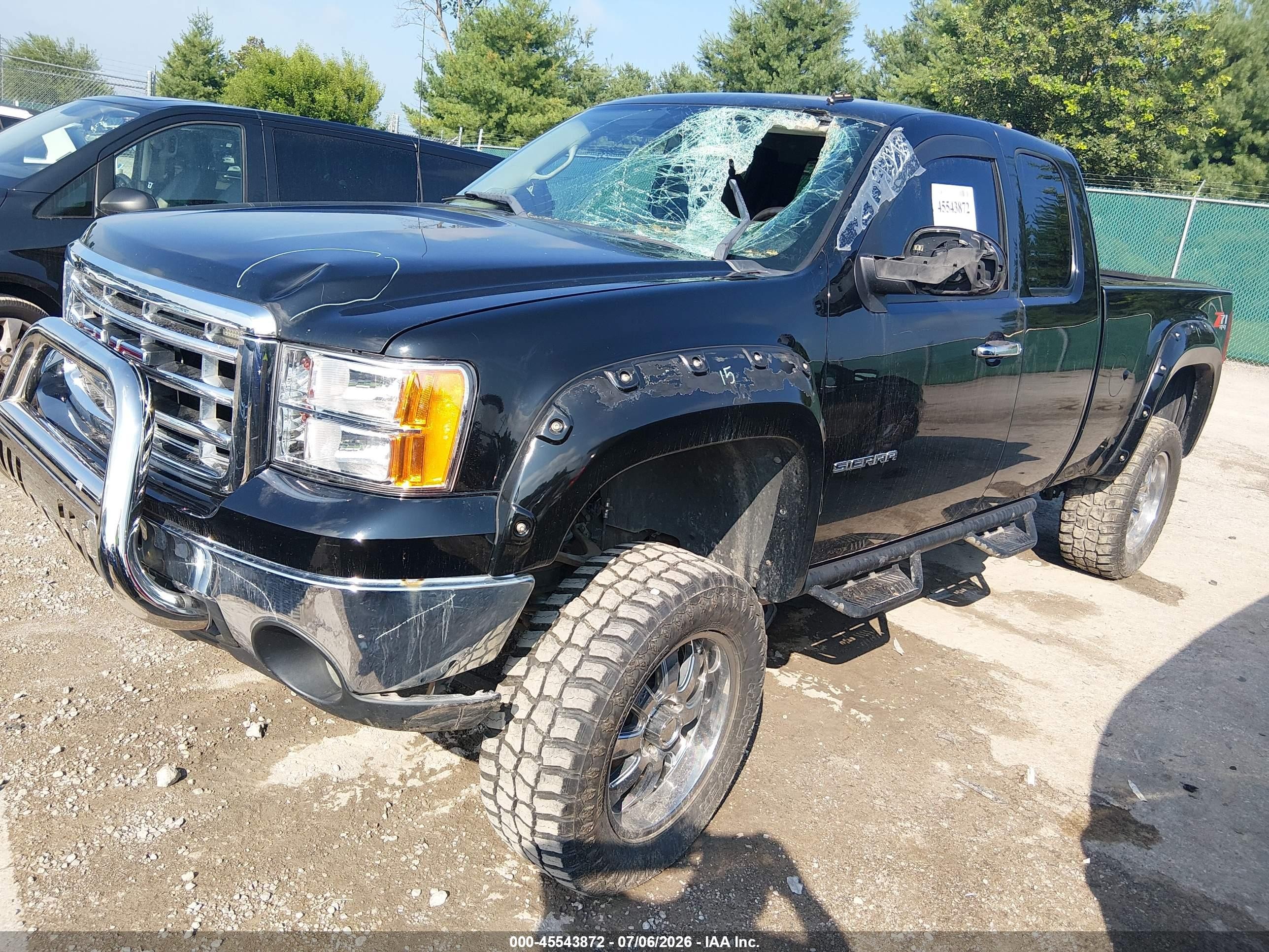 2011 Gmc Sierra 1500 Sle Black vin: 1GTR2VE37BZ327897