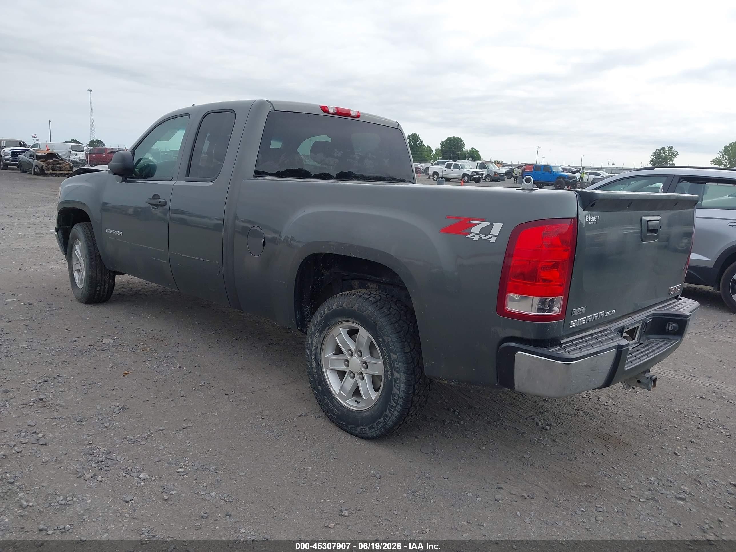 2011 Gmc Sierra 1500 Sle Green vin: 1GTR2VE37BZ337524