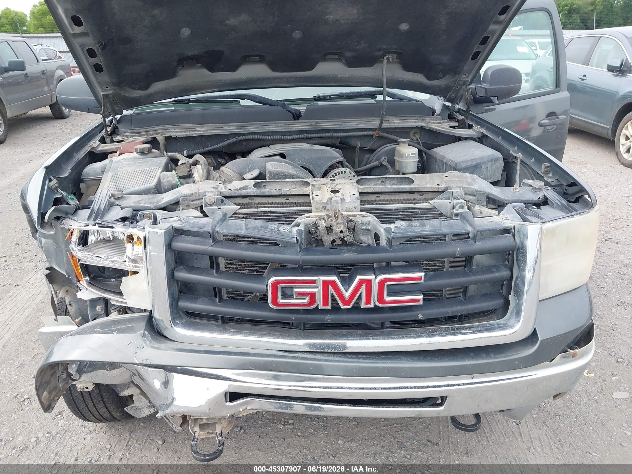 2011 Gmc Sierra 1500 Sle Green vin: 1GTR2VE37BZ337524