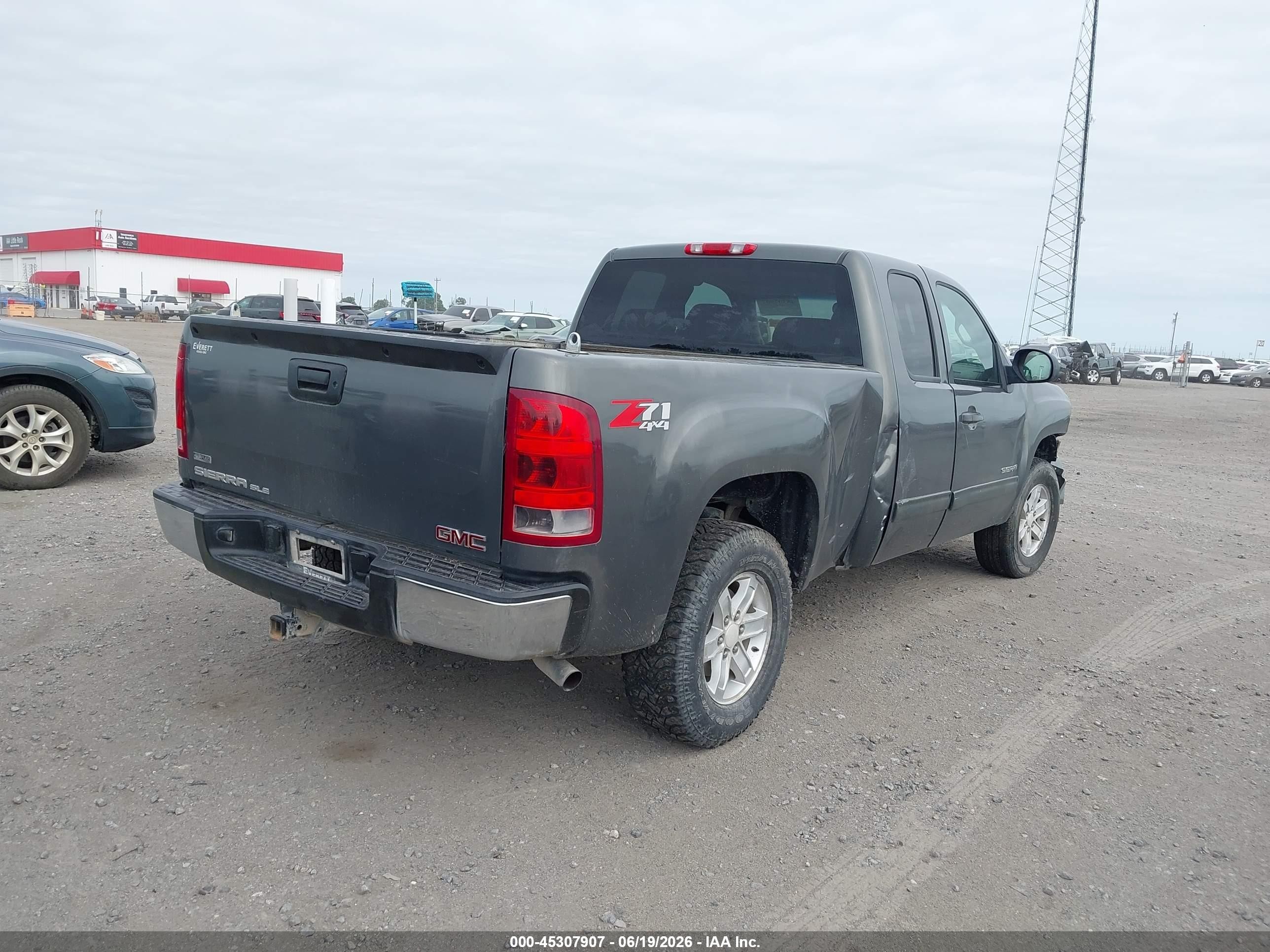 2011 Gmc Sierra 1500 Sle Green vin: 1GTR2VE37BZ337524