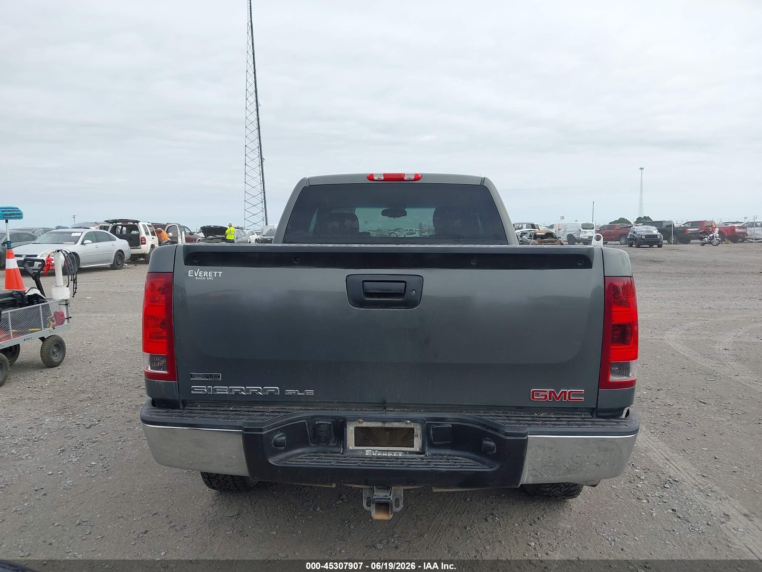 2011 Gmc Sierra 1500 Sle Green vin: 1GTR2VE37BZ337524