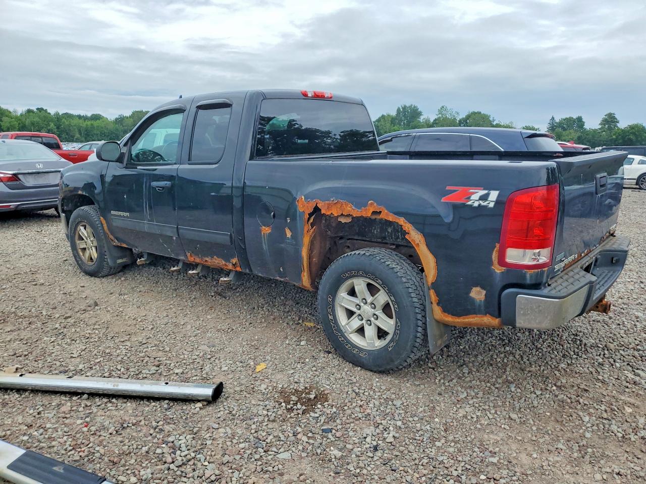 2011 Gmc Sierra K1500 Sle Black vin: 1GTR2VE37BZ400489