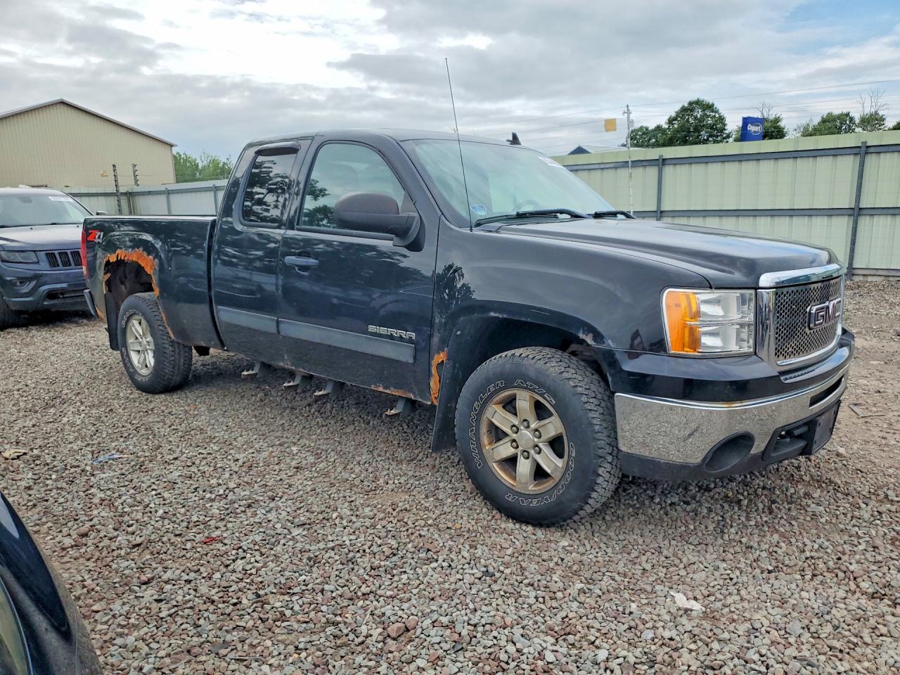 2011 Gmc Sierra K1500 Sle Black vin: 1GTR2VE37BZ400489