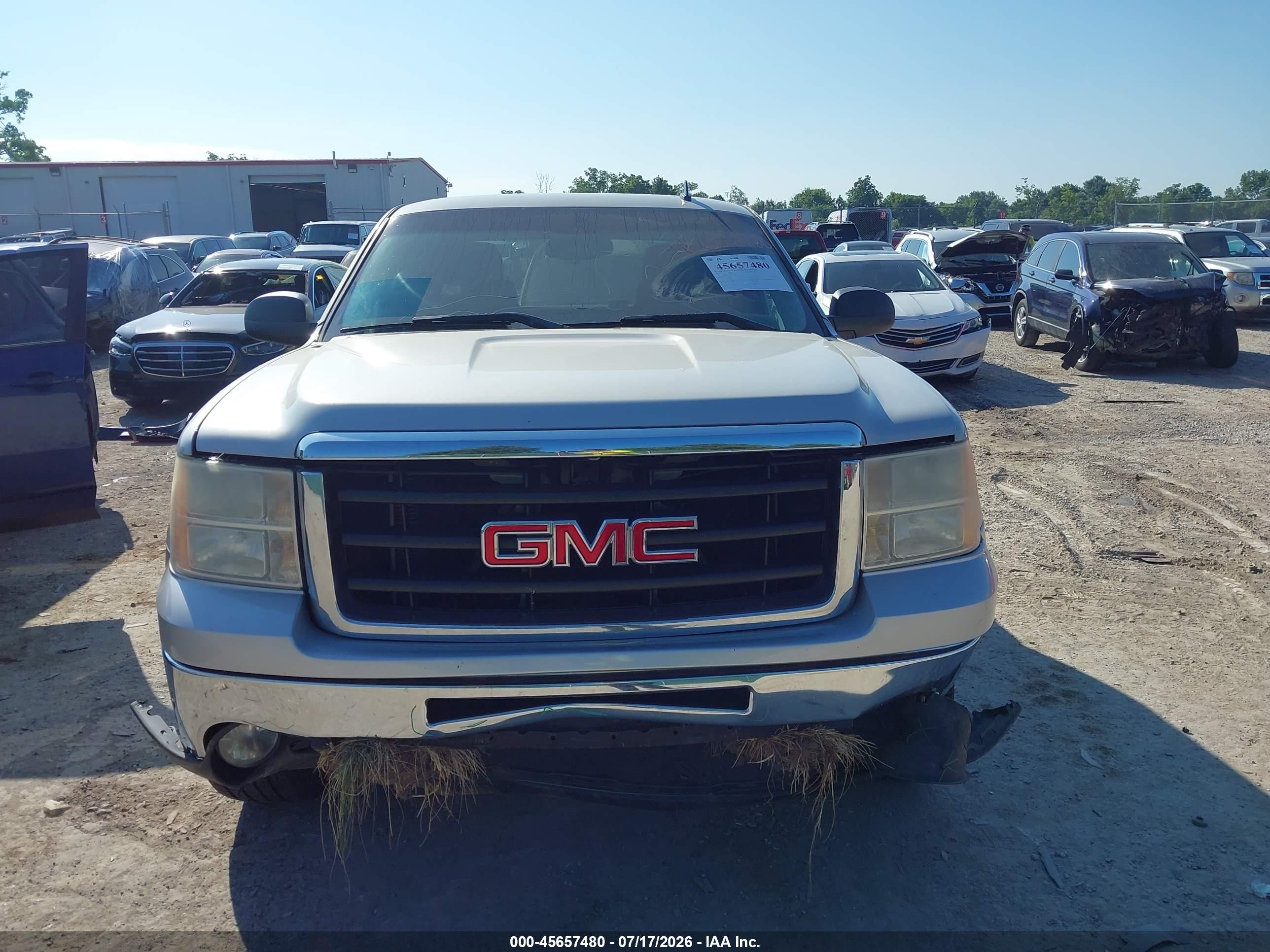 2011 Gmc Sierra 1500 Sle Silver vin: 1GTR2VE39BZ364904