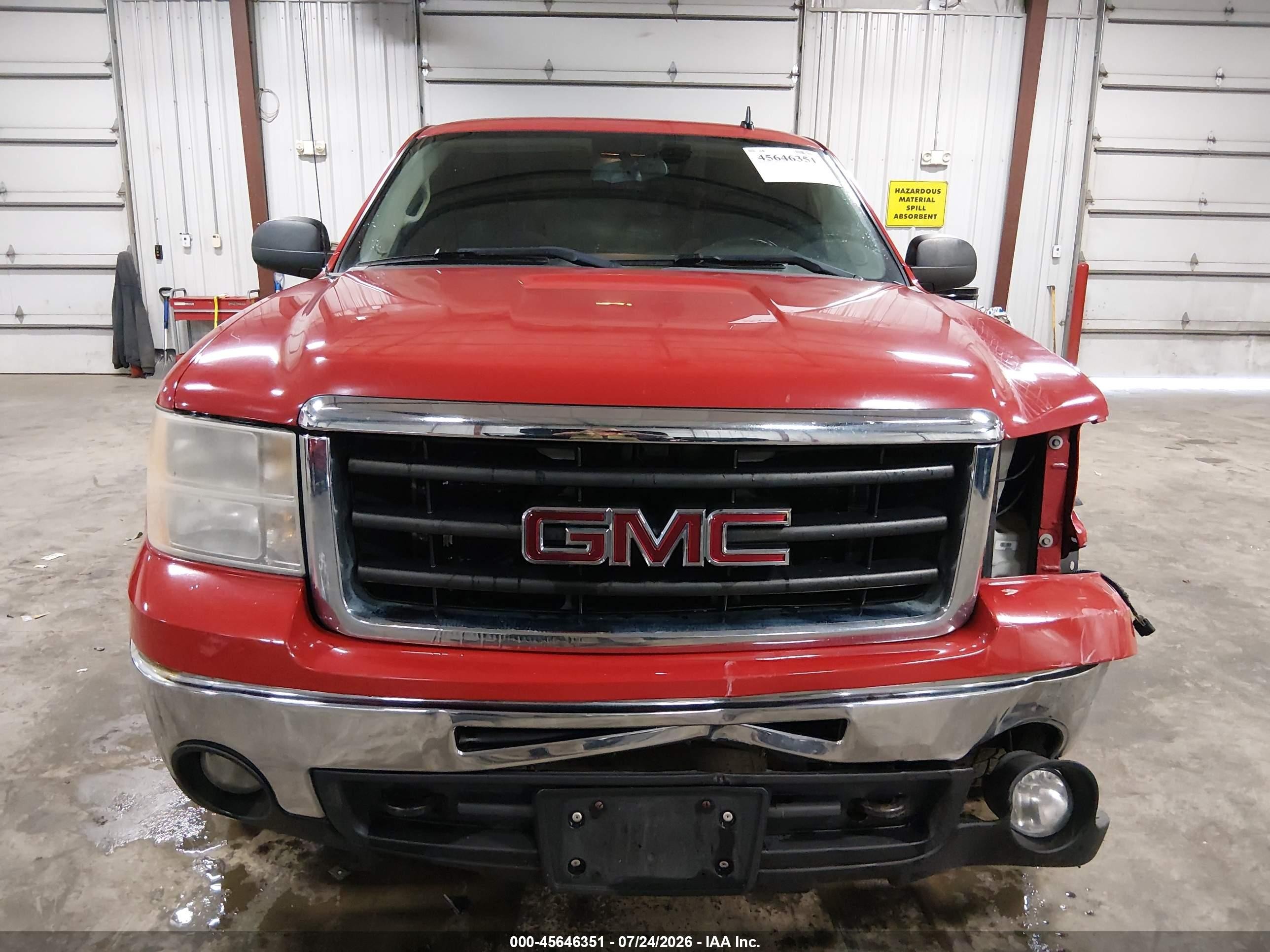 2011 Gmc Sierra 1500 Sle Red vin: 1GTR2VE39BZ368919