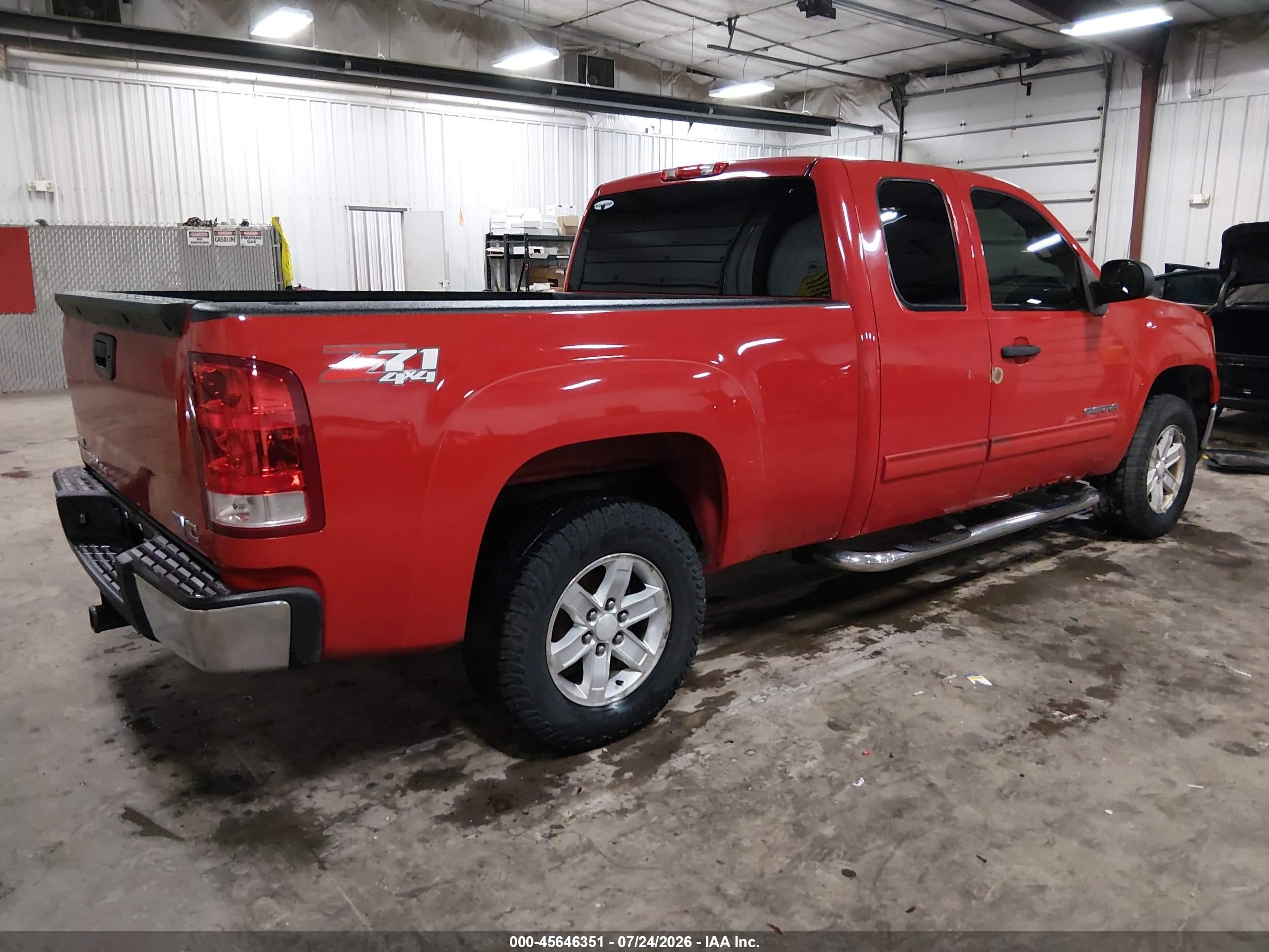 2011 Gmc Sierra 1500 Sle Red vin: 1GTR2VE39BZ368919