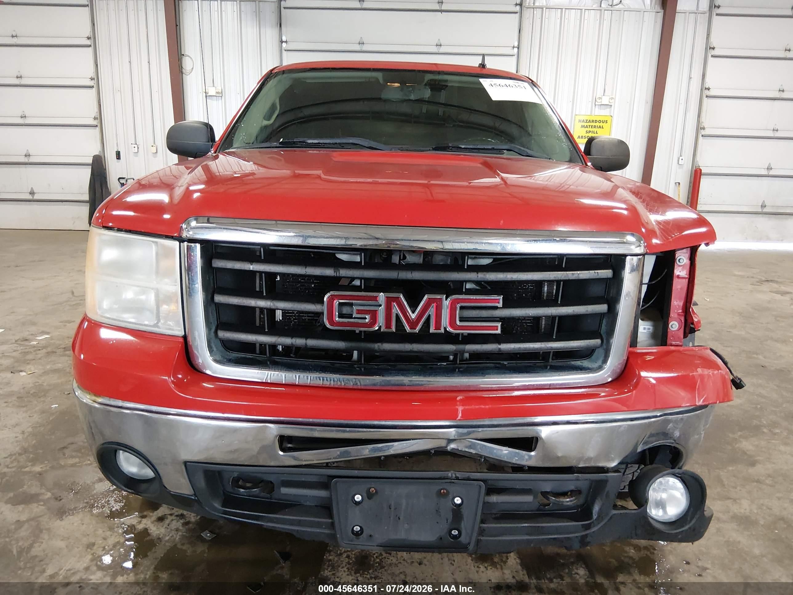 2011 Gmc Sierra 1500 Sle Red vin: 1GTR2VE39BZ368919