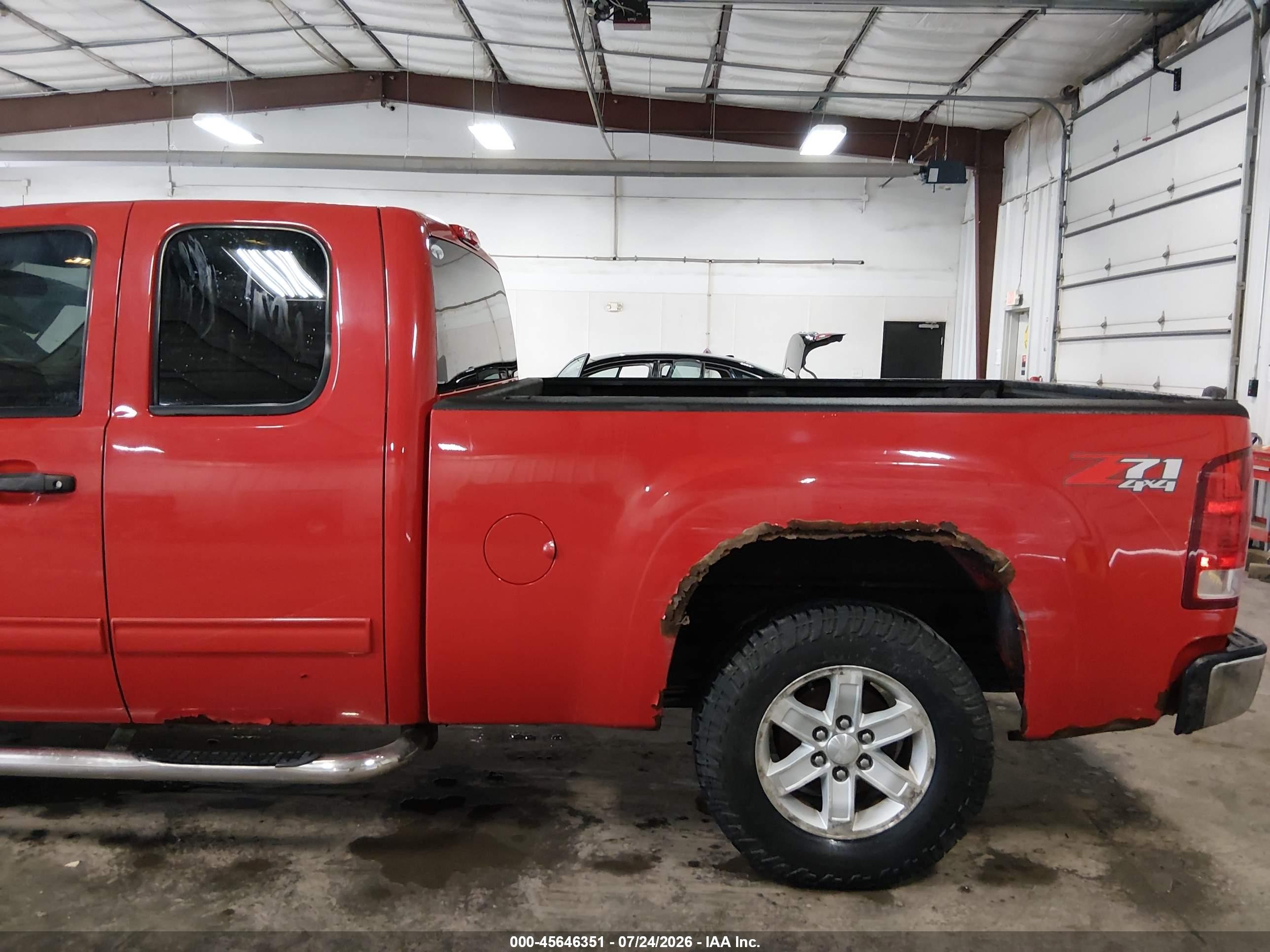 2011 Gmc Sierra 1500 Sle Red vin: 1GTR2VE39BZ368919