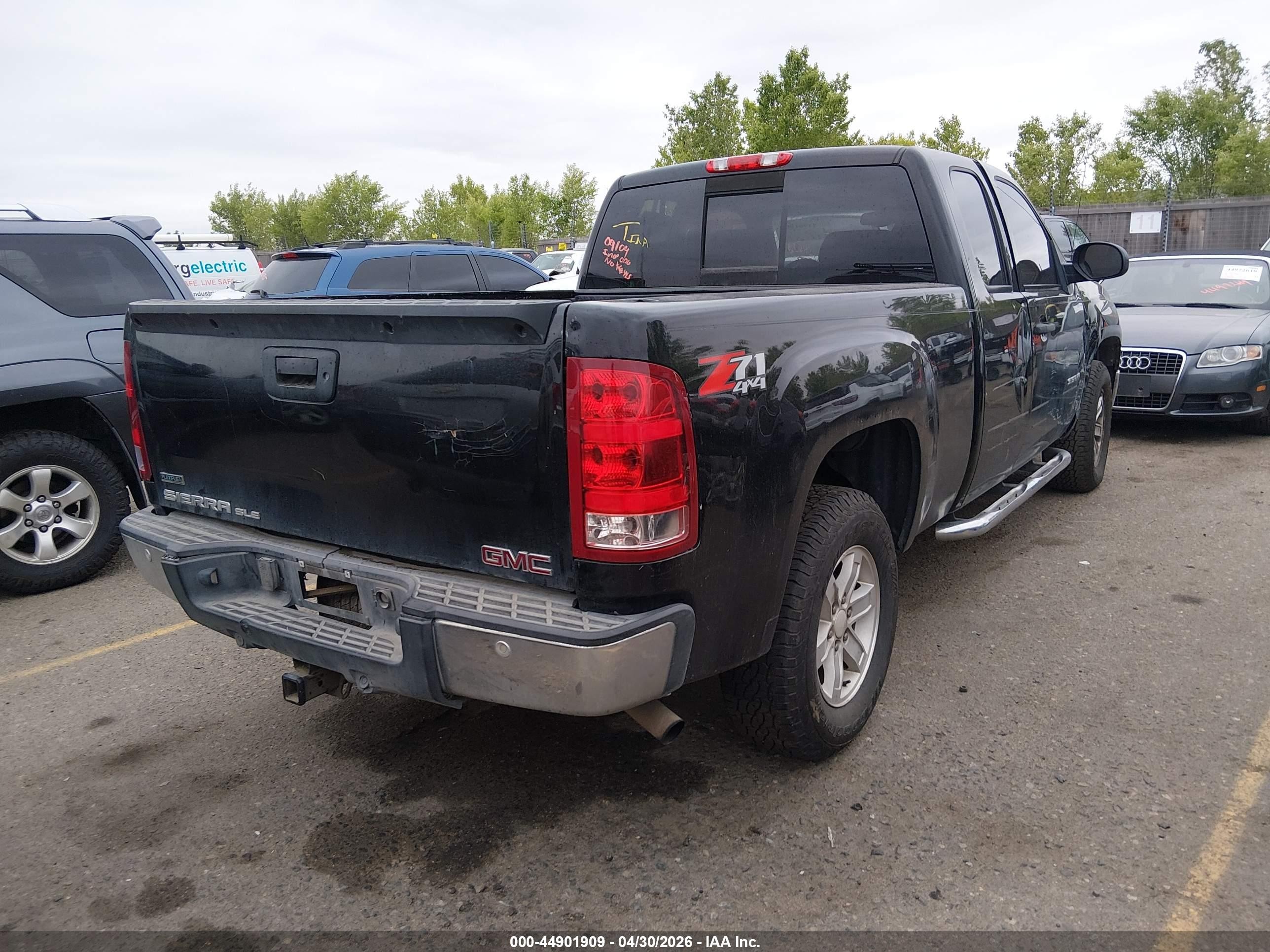 2011 Gmc Sierra 1500 Sle Black vin: 1GTR2VE39BZ400655