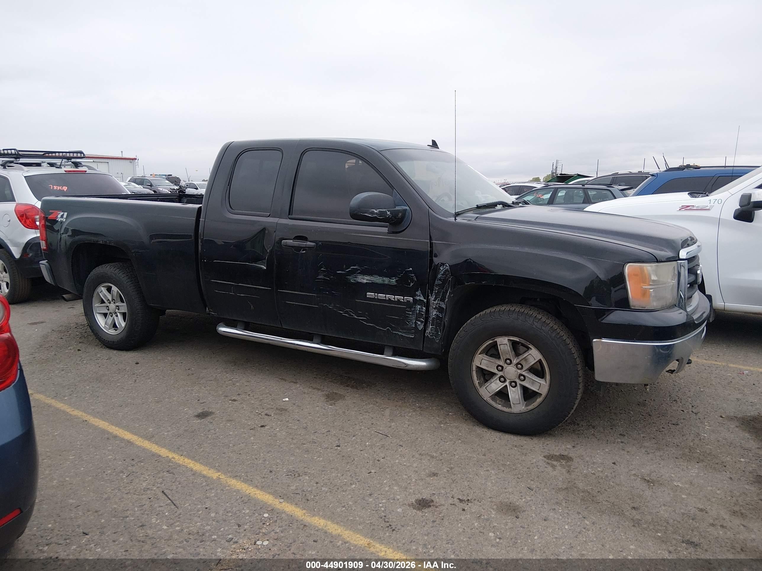 2011 Gmc Sierra 1500 Sle Black vin: 1GTR2VE39BZ400655