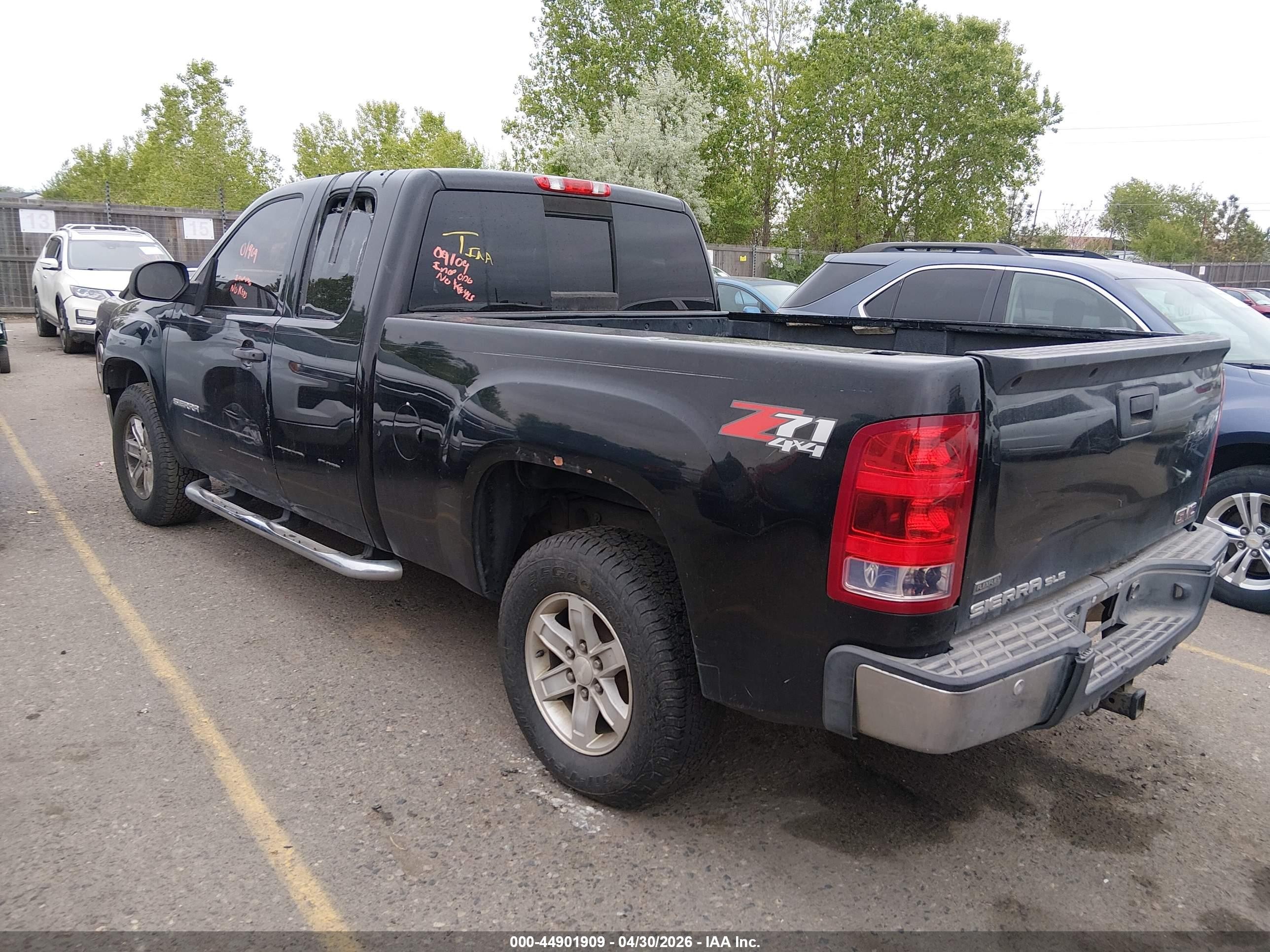 2011 Gmc Sierra 1500 Sle Black vin: 1GTR2VE39BZ400655