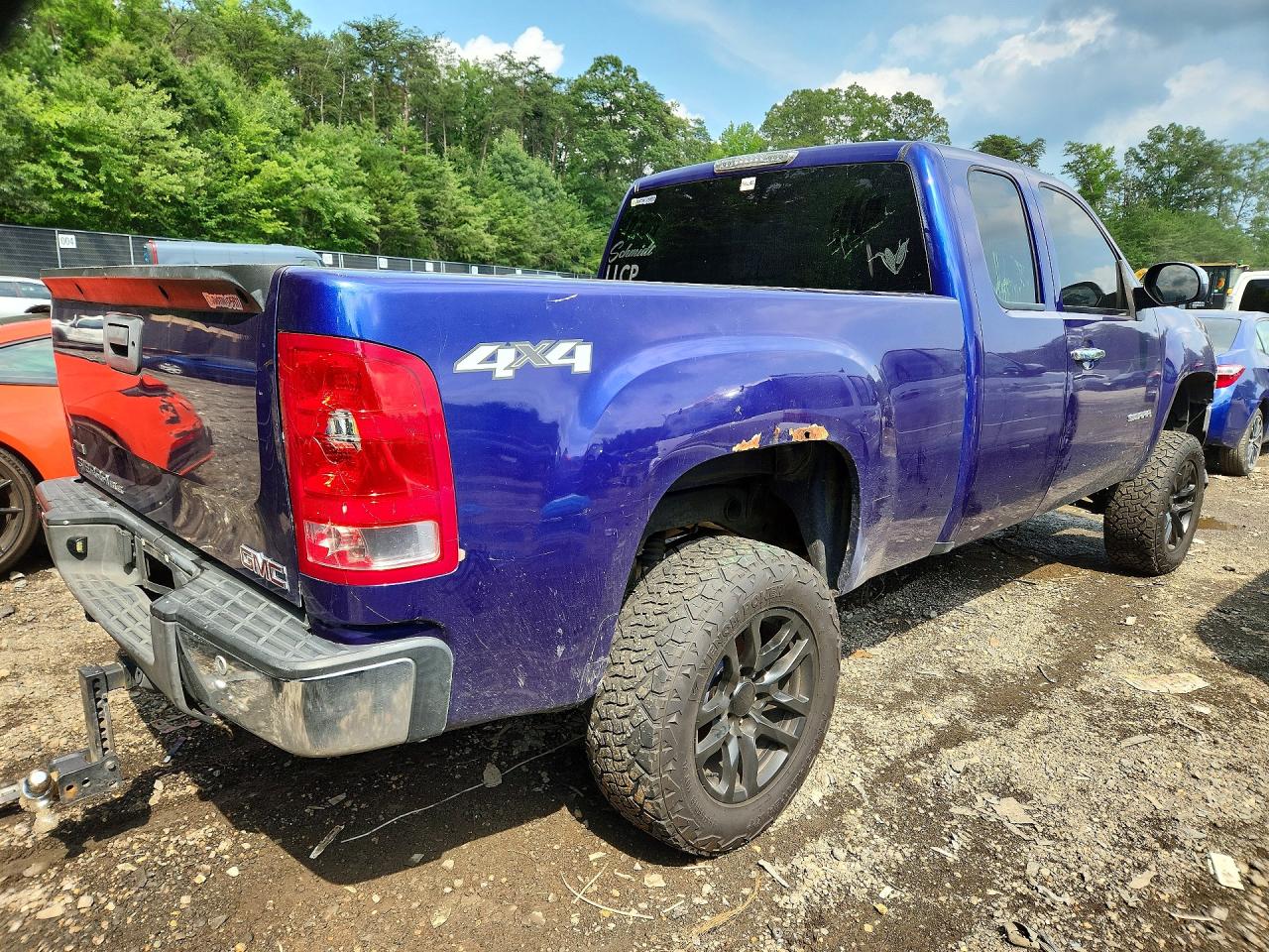 2011 Gmc Sierra K1500 Sle Blue vin: 1GTR2VE3XBZ197811