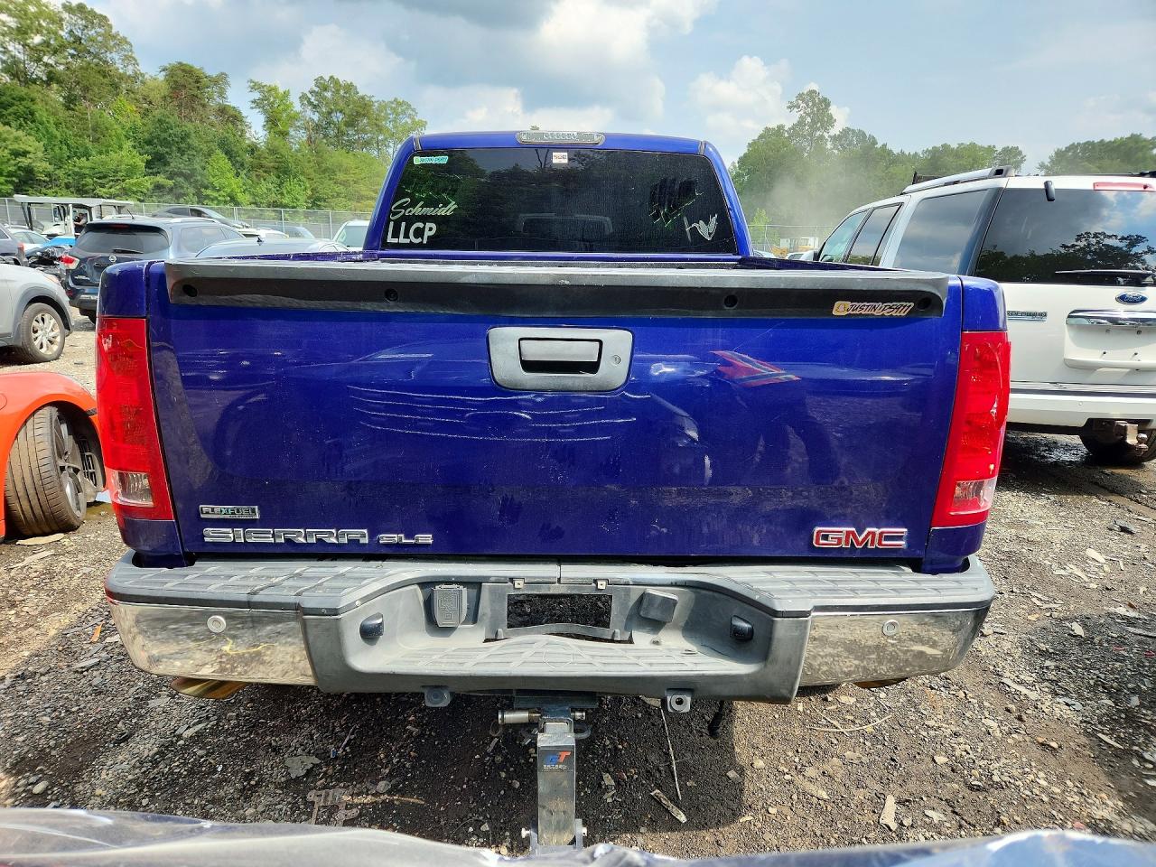 2011 Gmc Sierra K1500 Sle Blue vin: 1GTR2VE3XBZ197811