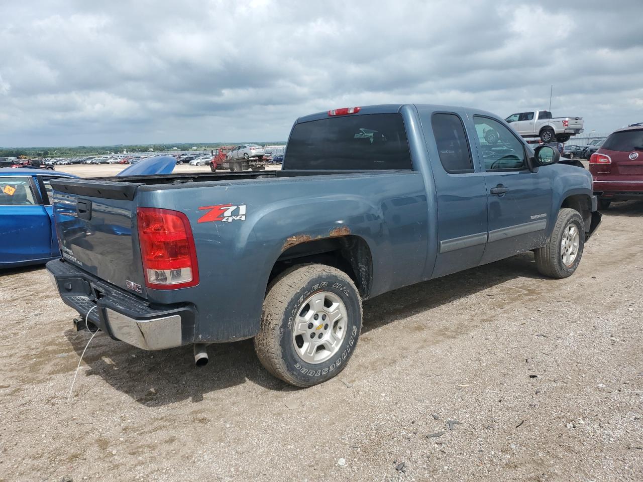 2011 Gmc Sierra K1500 Sle Бирюзовый vin: 1GTR2VE3XBZ288397