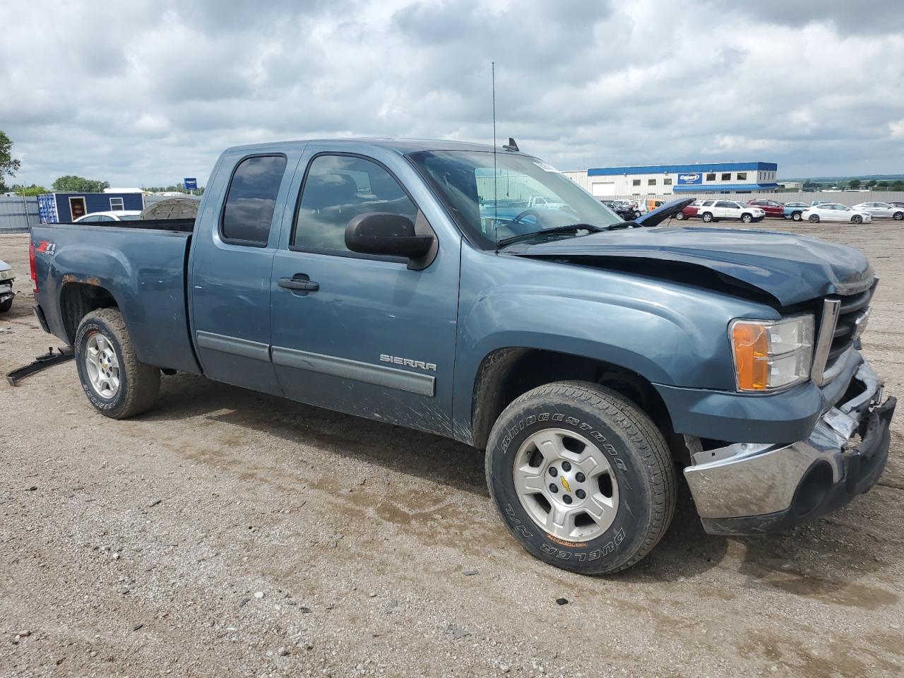 2011 Gmc Sierra K1500 Sle Бирюзовый vin: 1GTR2VE3XBZ288397