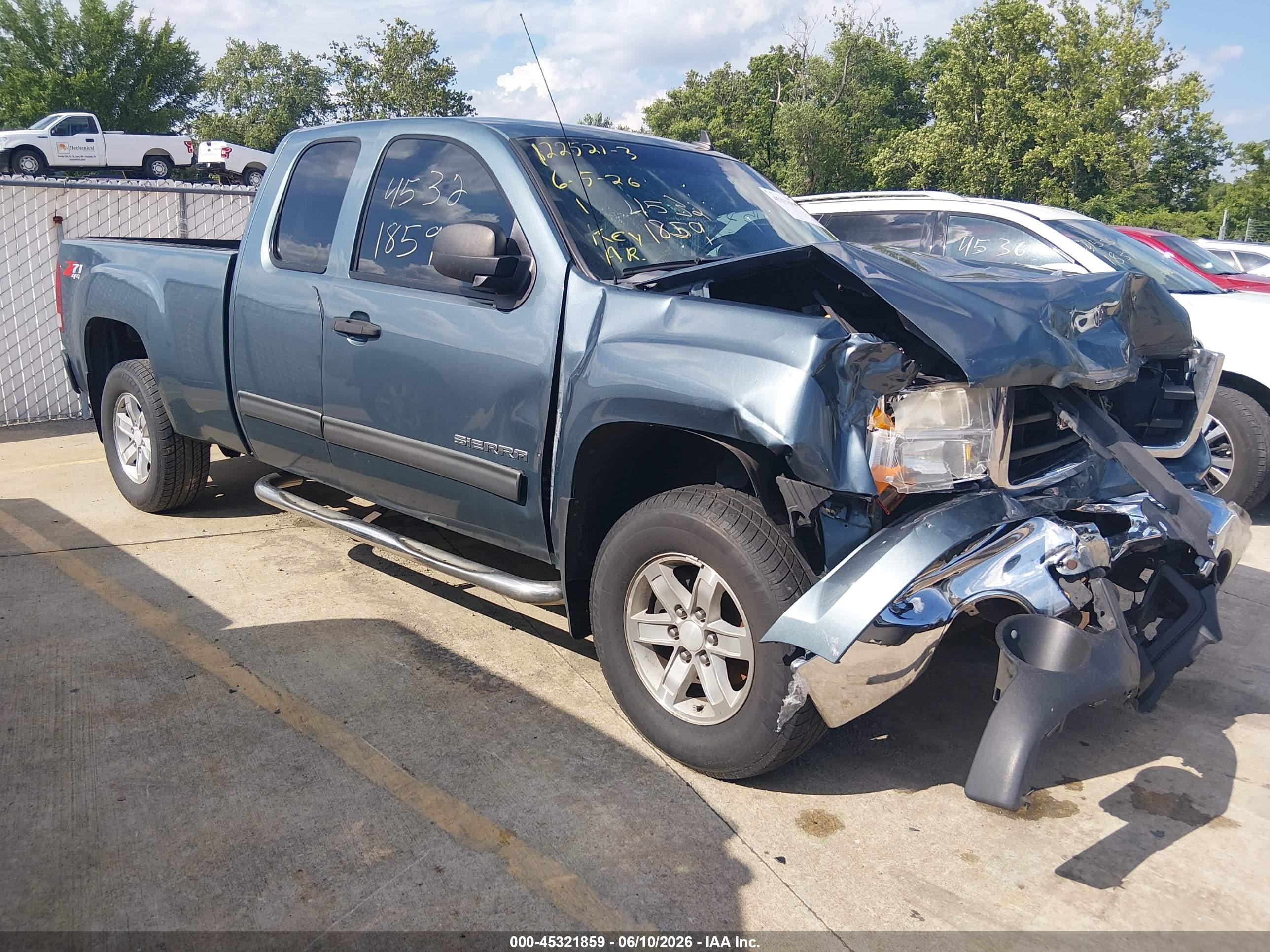 2011 Gmc Sierra 1500 Sle Gray vin: 1GTR2VE3XBZ297035