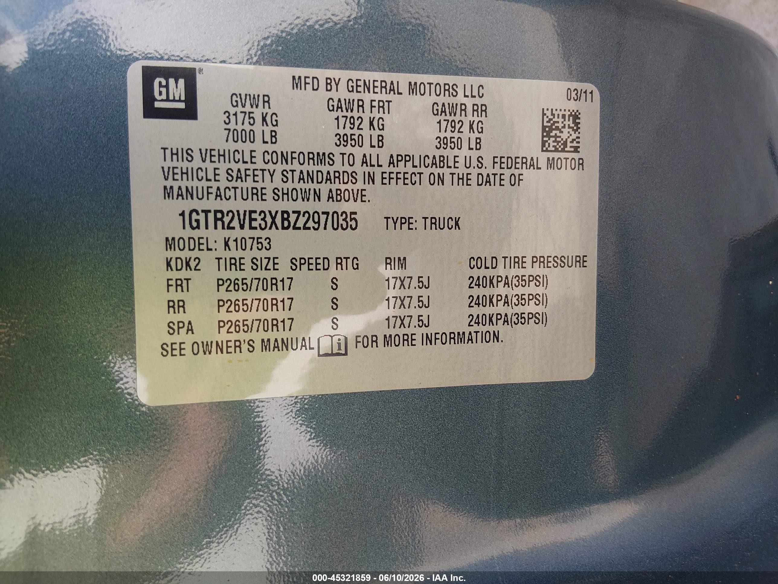 2011 Gmc Sierra 1500 Sle Gray vin: 1GTR2VE3XBZ297035