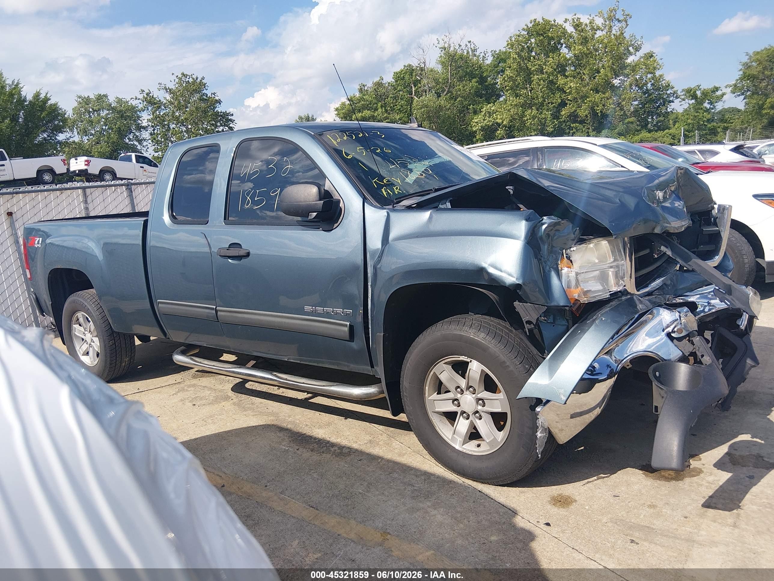 2011 Gmc Sierra 1500 Sle Gray vin: 1GTR2VE3XBZ297035