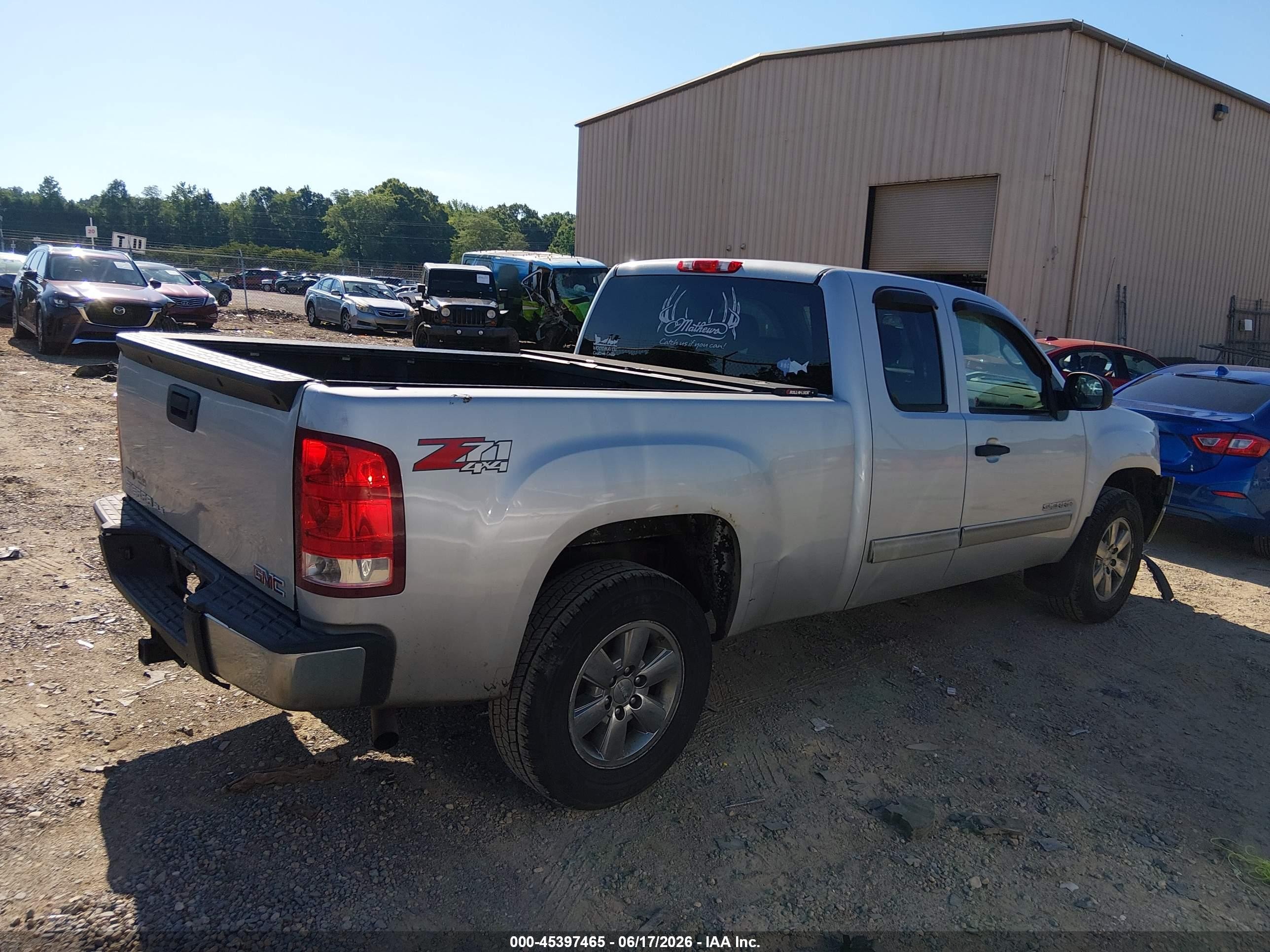 2011 Gmc Sierra 1500 Sle Silver vin: 1GTR2VE3XBZ443336