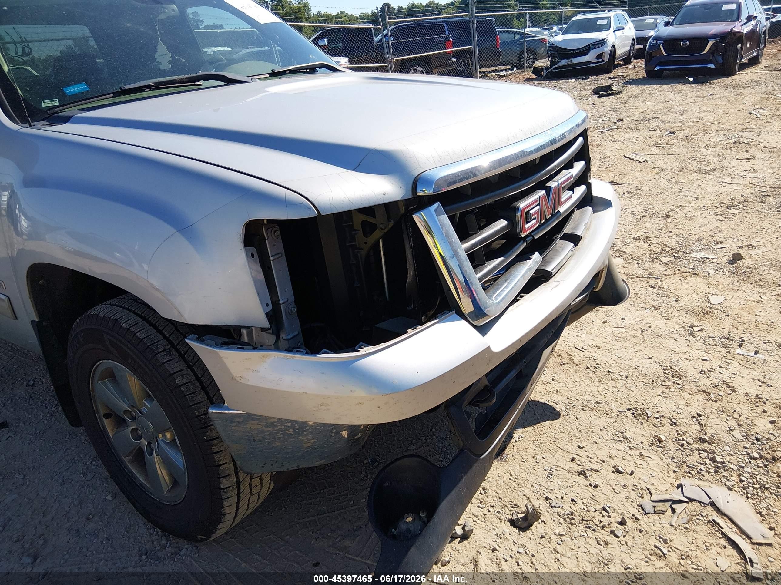 2011 Gmc Sierra 1500 Sle Silver vin: 1GTR2VE3XBZ443336