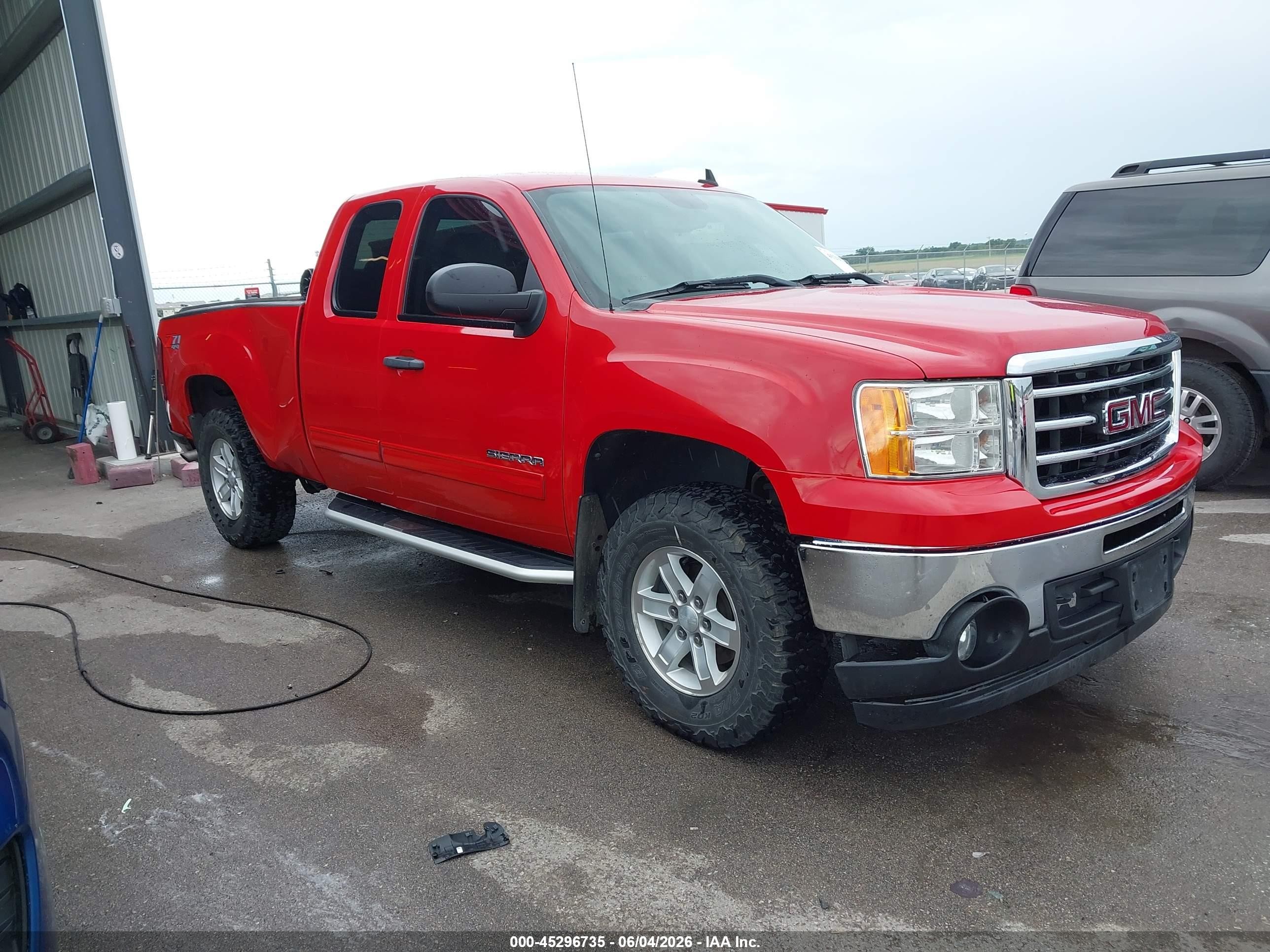 2012 Gmc Sierra 1500 Sle Red vin: 1GTR2VE70CZ203474