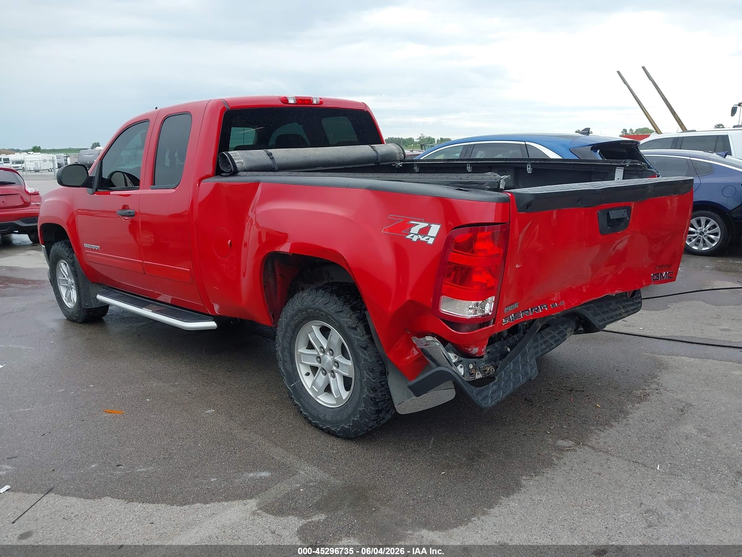 2012 Gmc Sierra 1500 Sle Red vin: 1GTR2VE70CZ203474