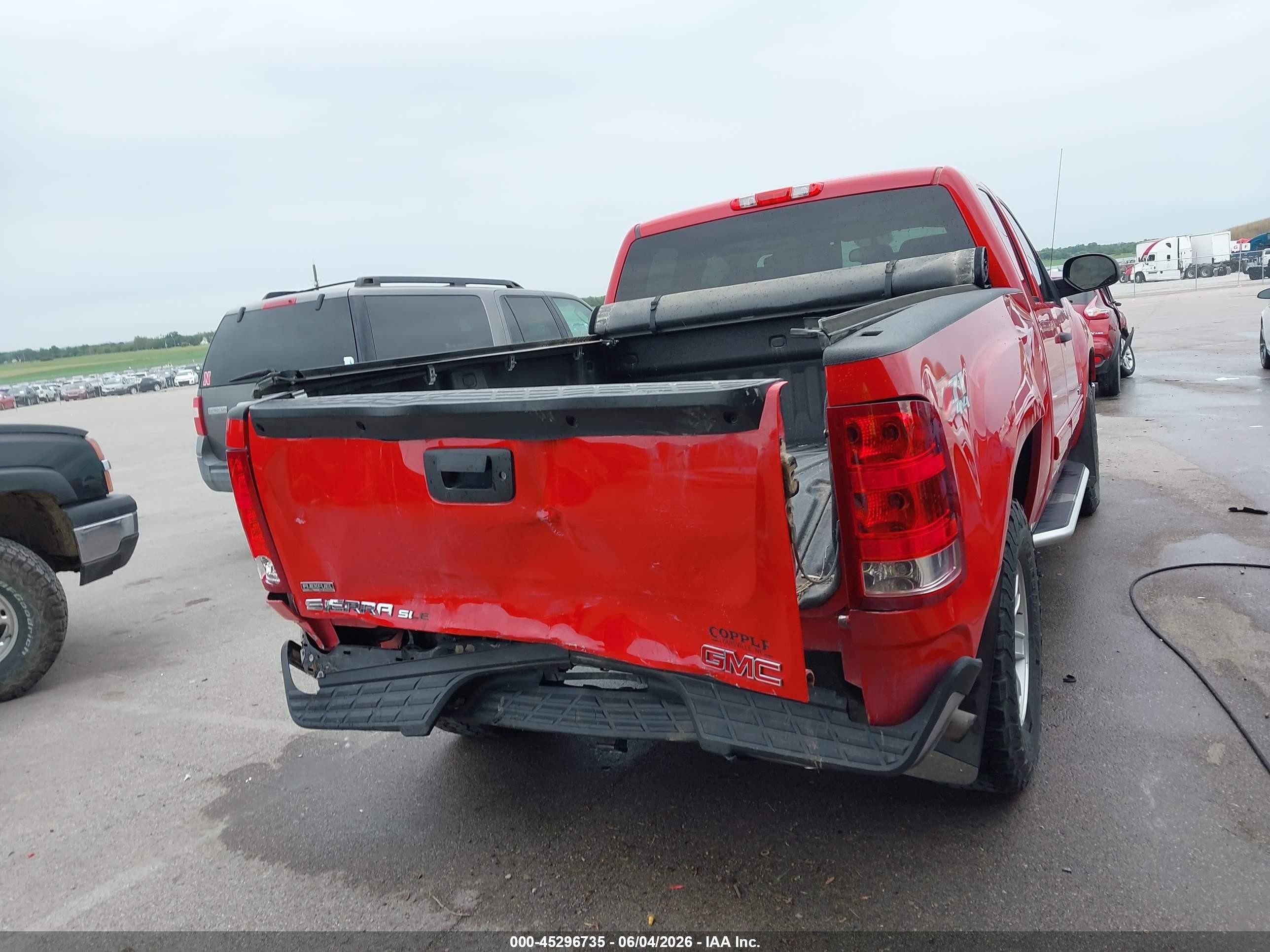 2012 Gmc Sierra 1500 Sle Red vin: 1GTR2VE70CZ203474
