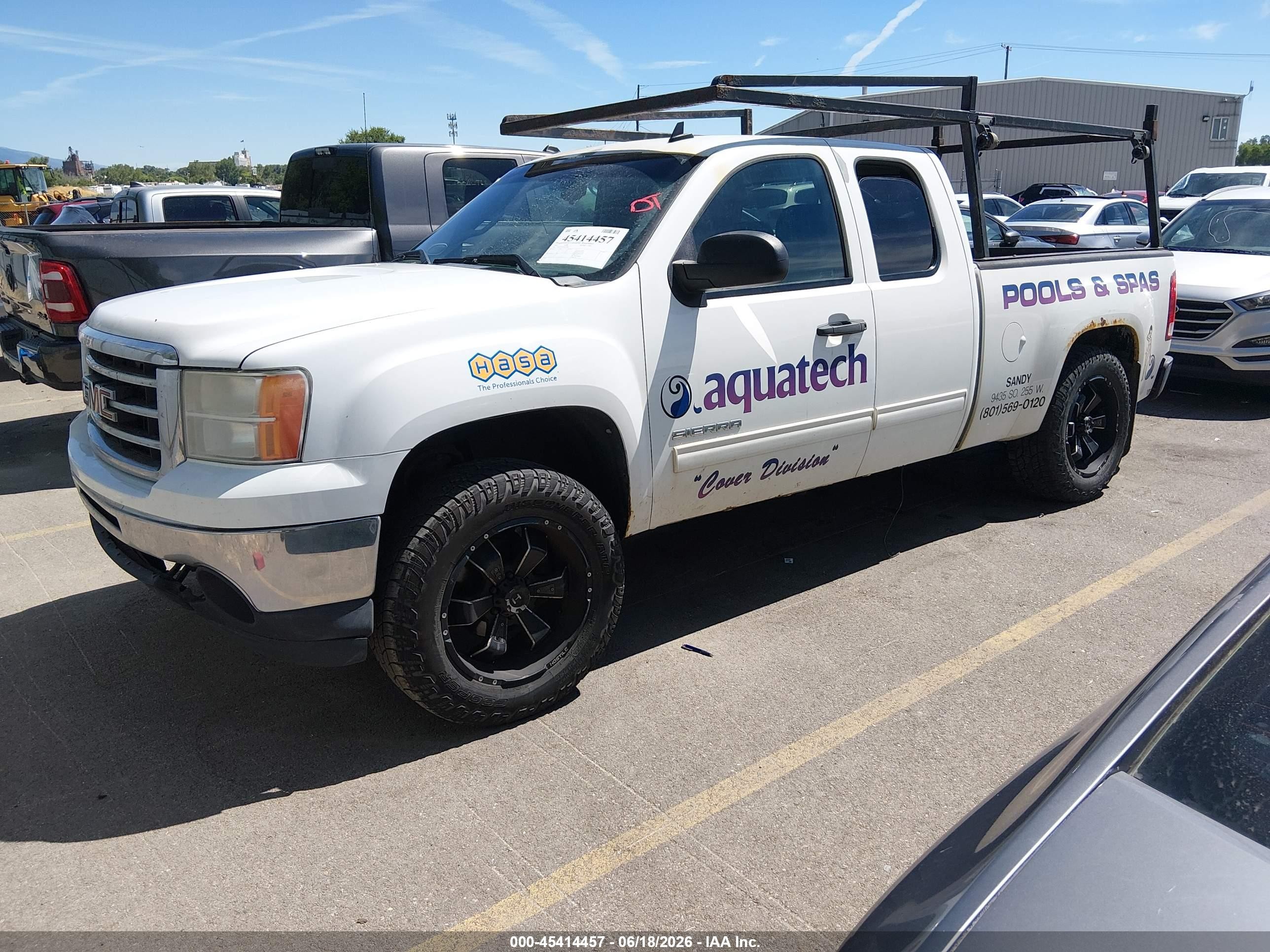 2012 Gmc Sierra 1500 Sle White vin: 1GTR2VE70CZ212482